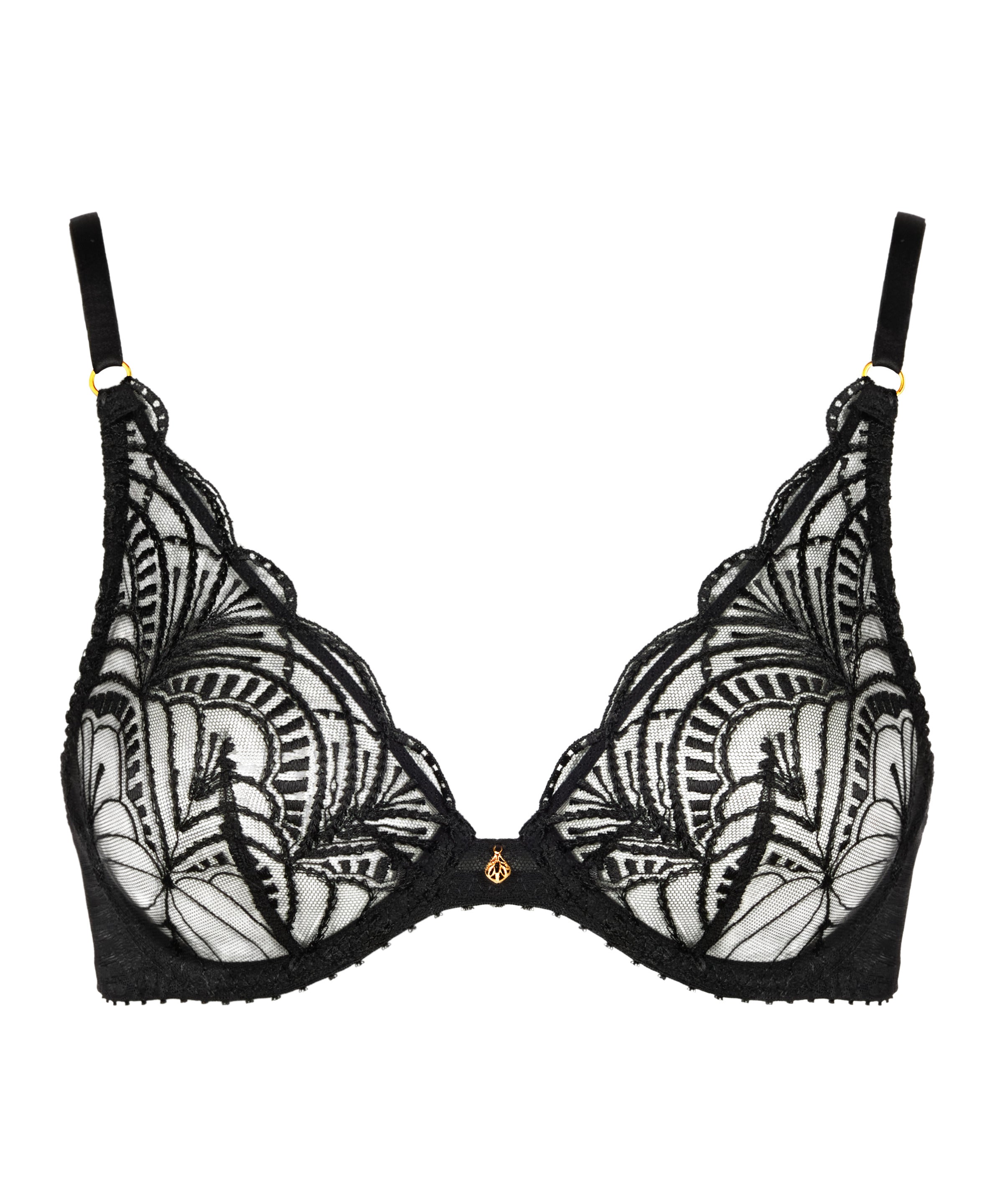 Vibes Soutien-gorge Triangle avec armatures Black