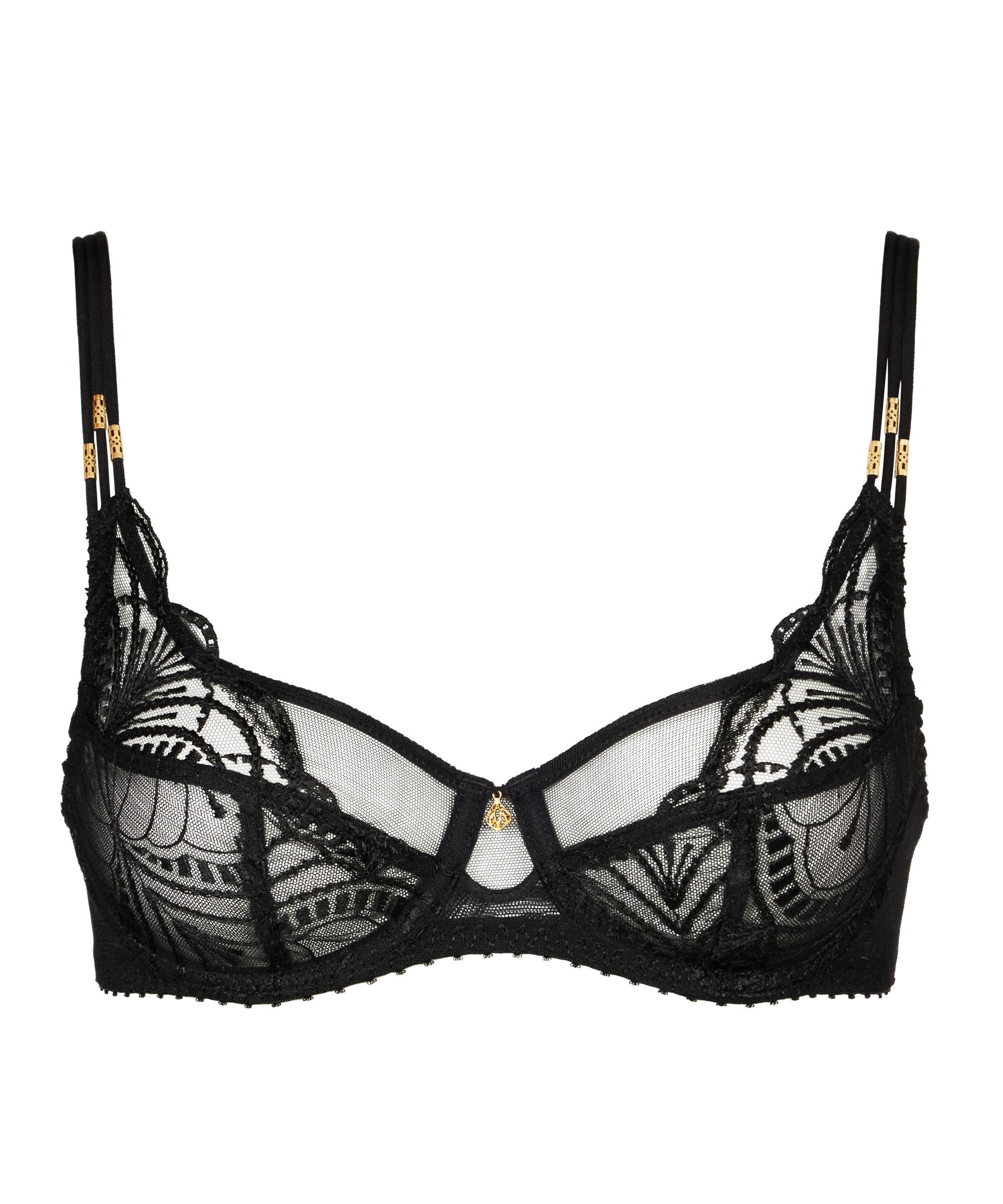 Vibes Soutien-gorge Emboîtant Foulard Black