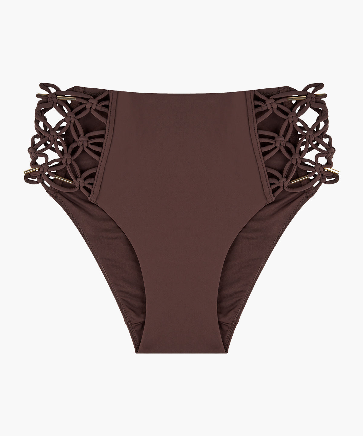 Gipsy Muse Bas de maillot de bain taille haute Henna
