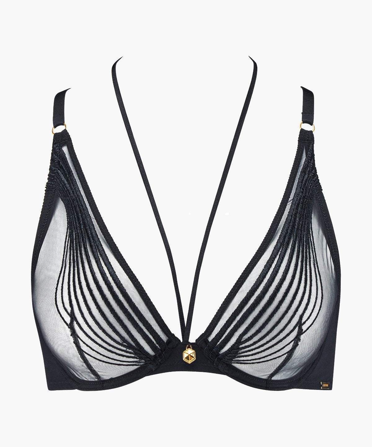 Sumptuous Waves Soutien-gorge Triangle avec armatures Smoky Attraction