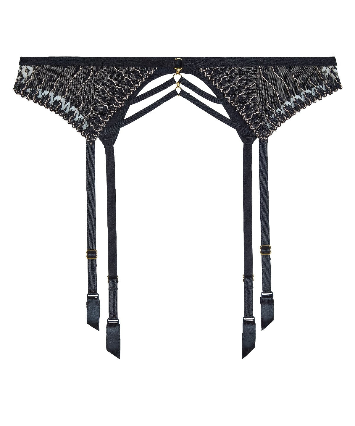 Voodoo Kiss Porte-jarretelles Millenium Black