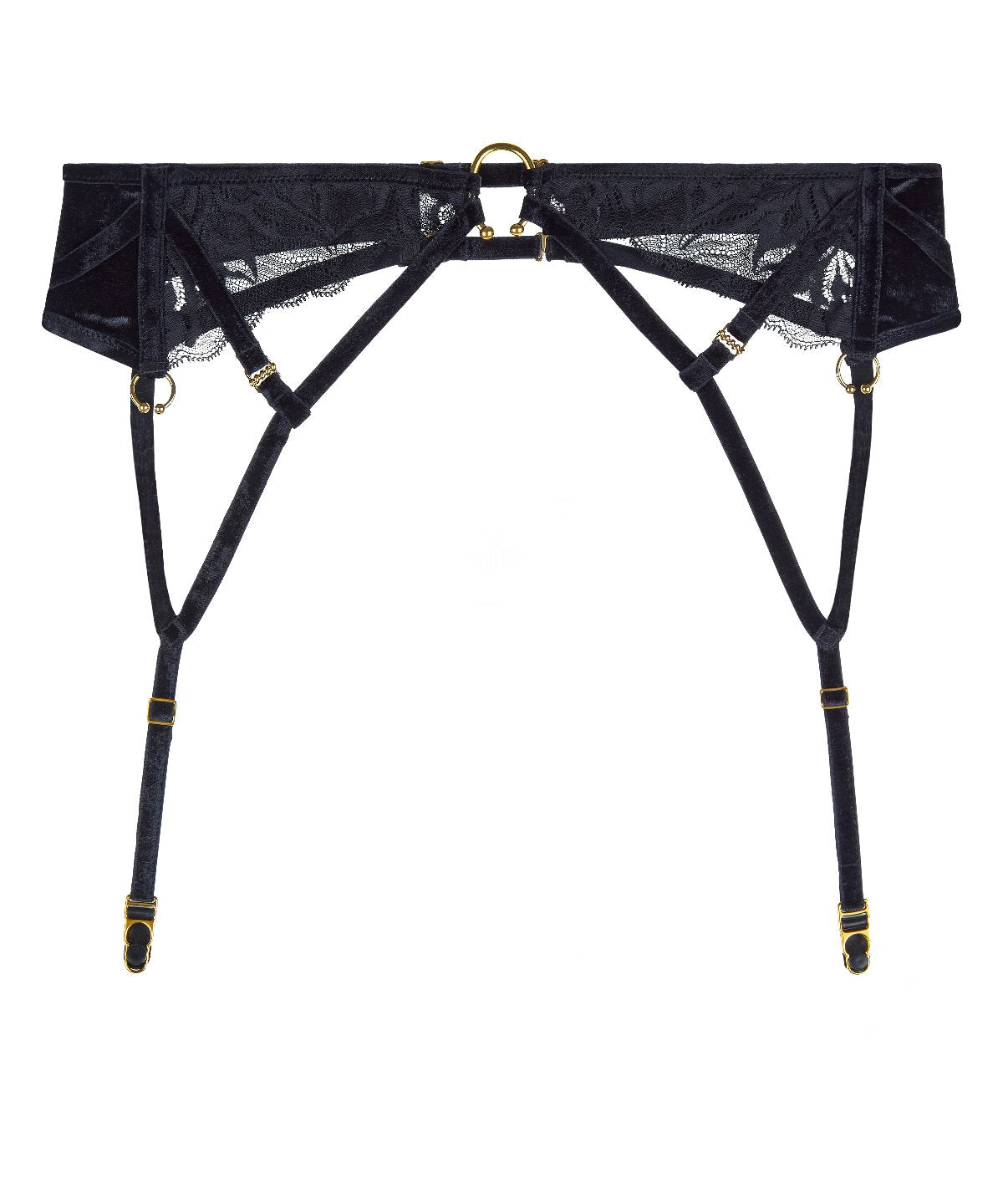 aceites lubricantes para relaciones sexuales Amaya Garter Belt in Pearl with Removable Tassels – Object & Dawn main image 1