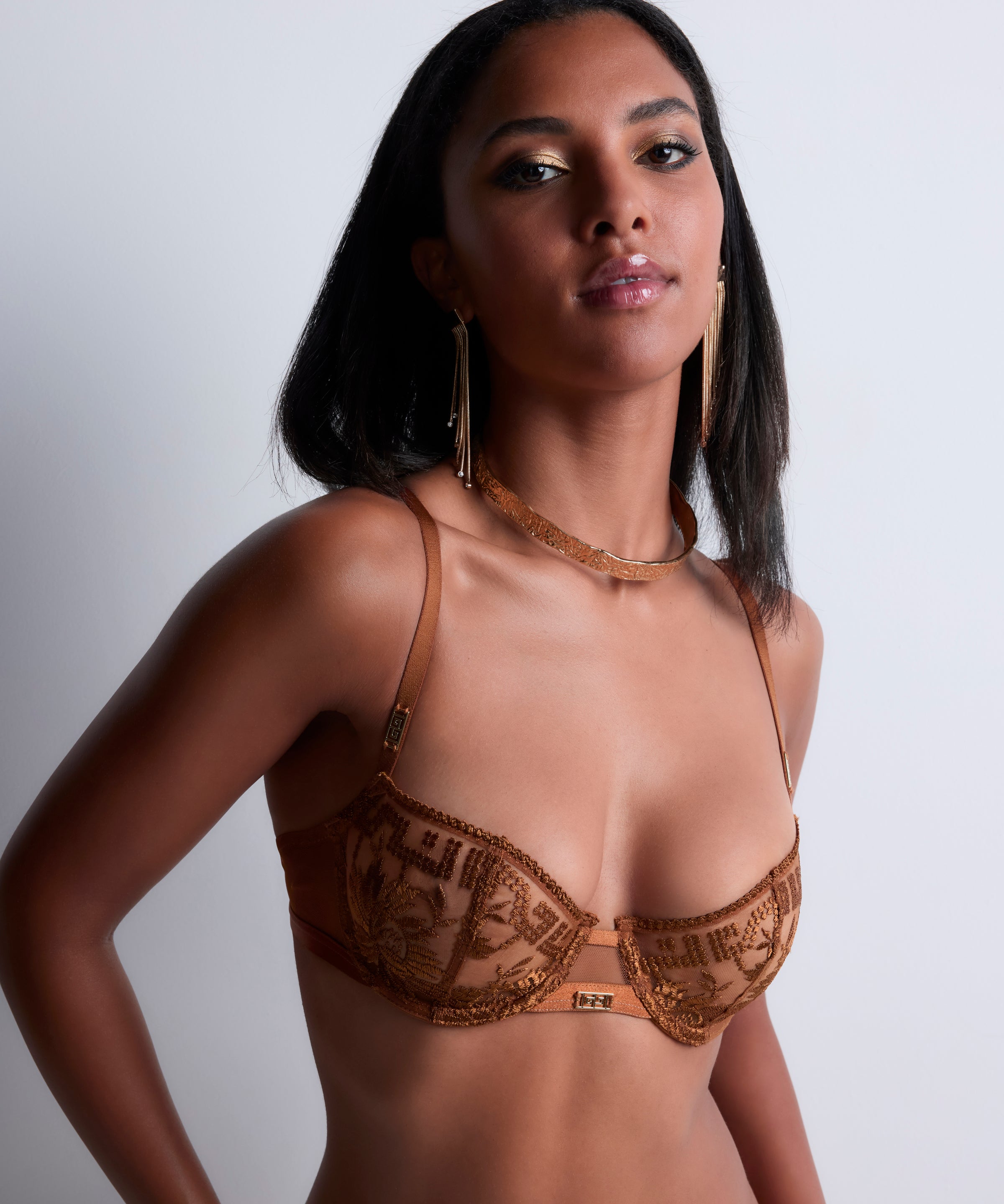 Rules of Attraction Soutien-gorge Corbeille avec armatures Golden Shadow