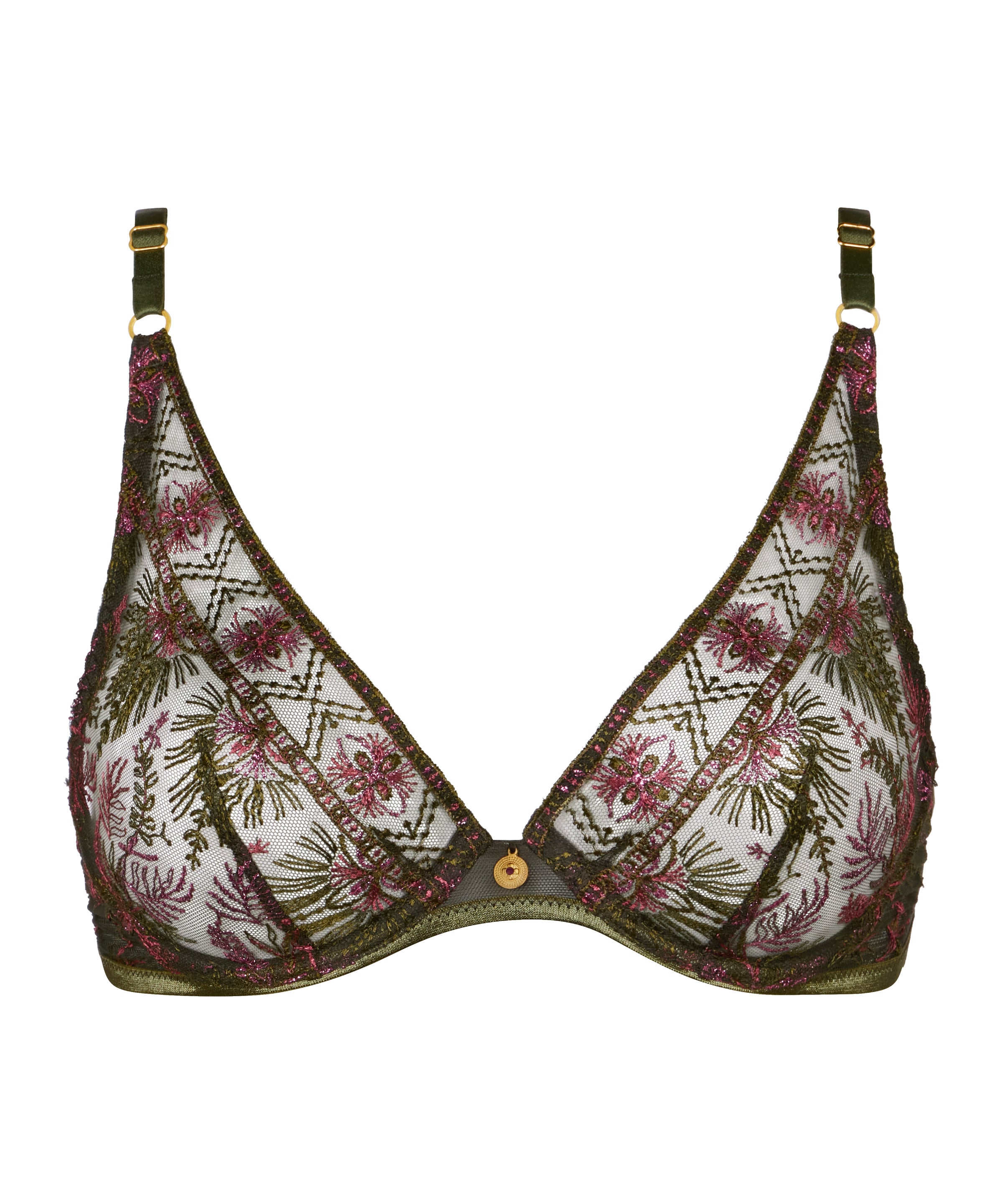 Sound of Heart Soutien-gorge Triangle avec armatures Dark Garden