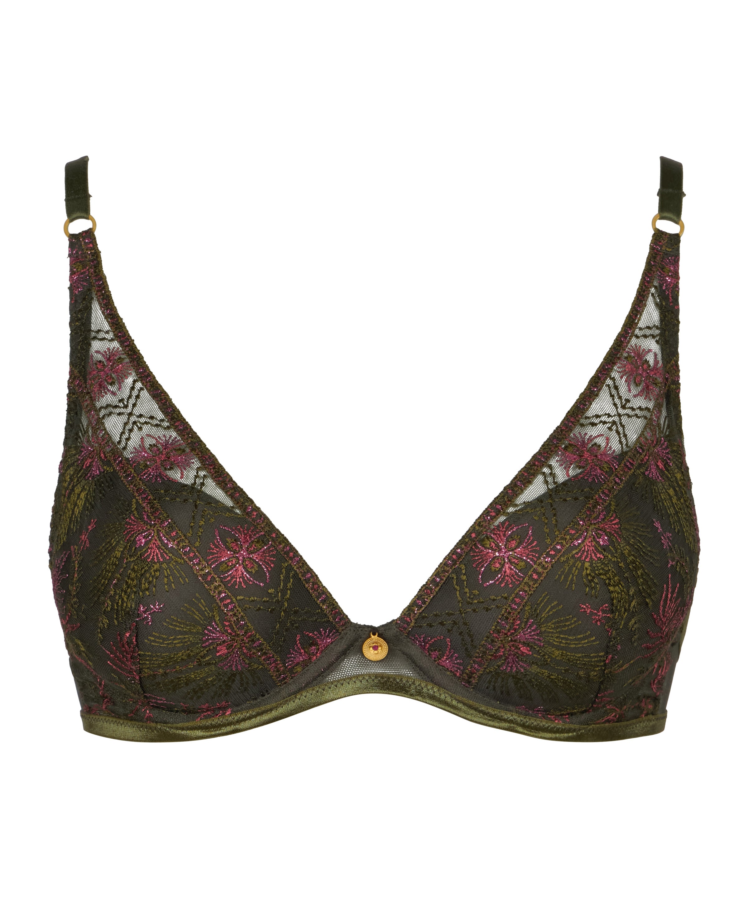 Sound of Heart Soutien-gorge Plunge foulard Dark Garden