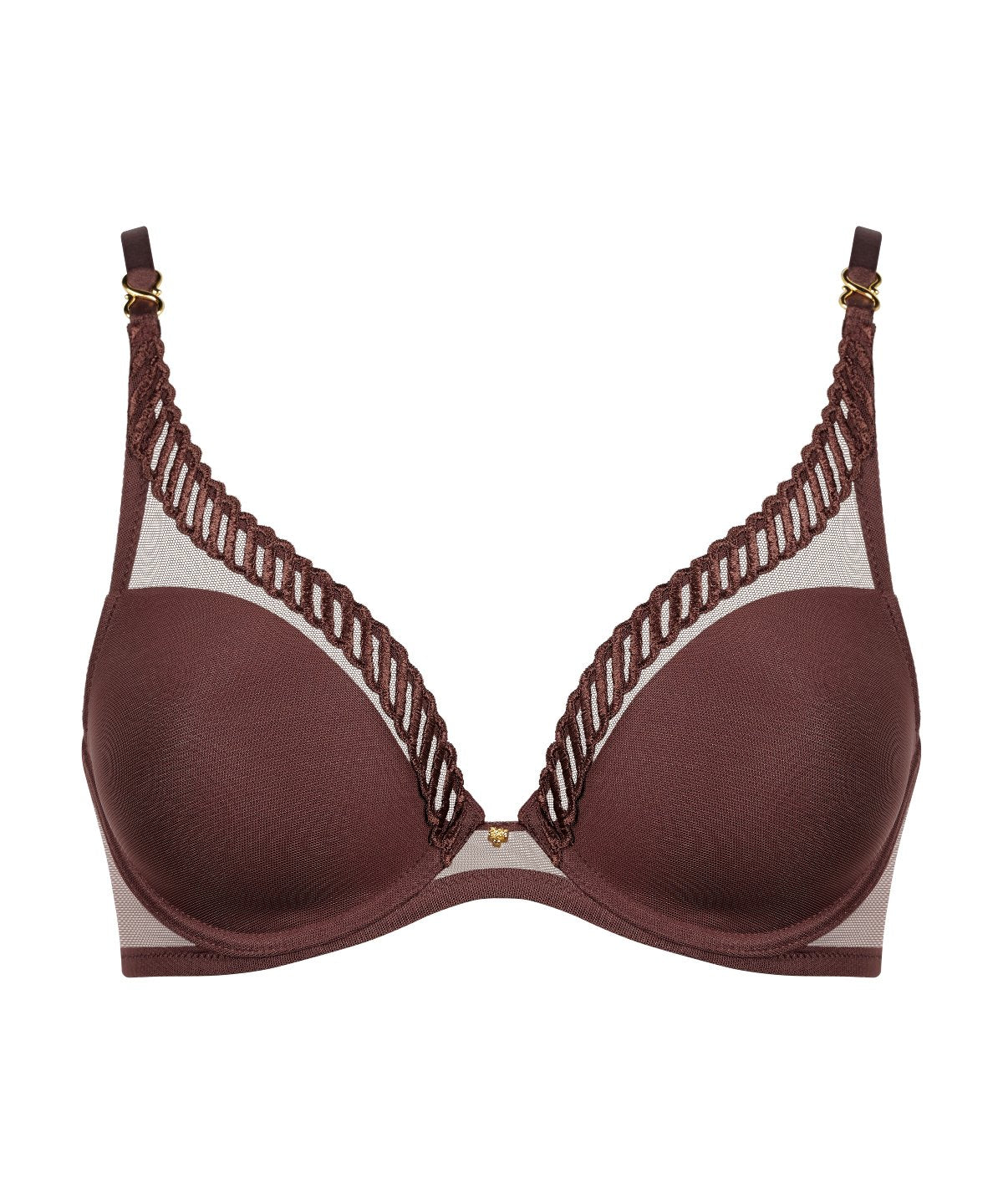 Sheer Emotion Soutien-gorge Triangle avec armatures Sepia