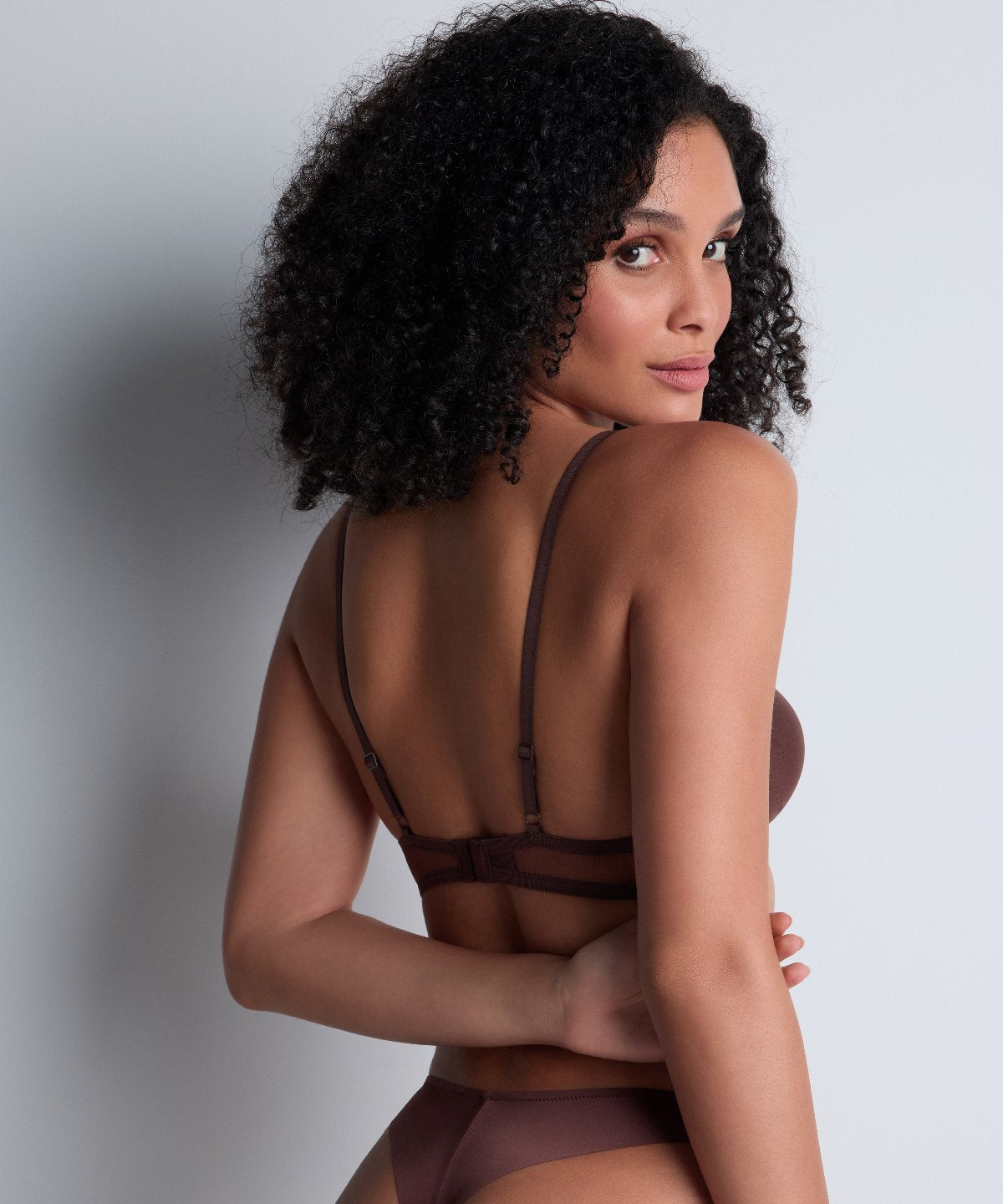 Sheer Emotion Soutien-gorge Triangle avec armatures Sepia