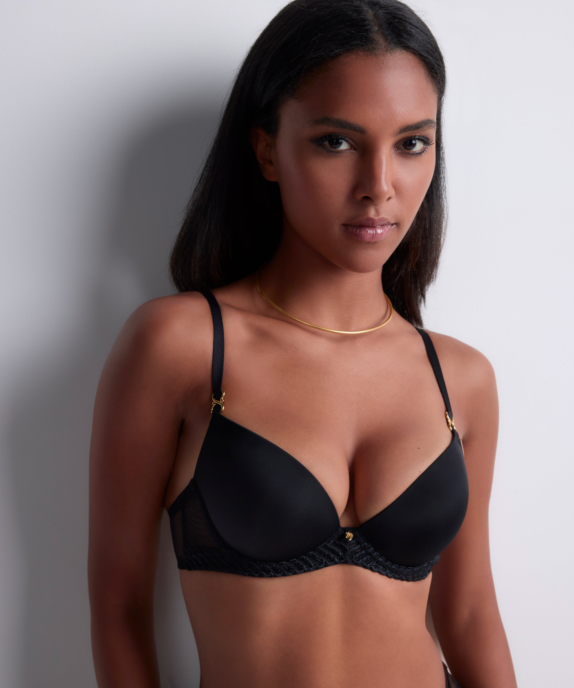 Sheer Emotion Soutien-gorge Push-up coques Black