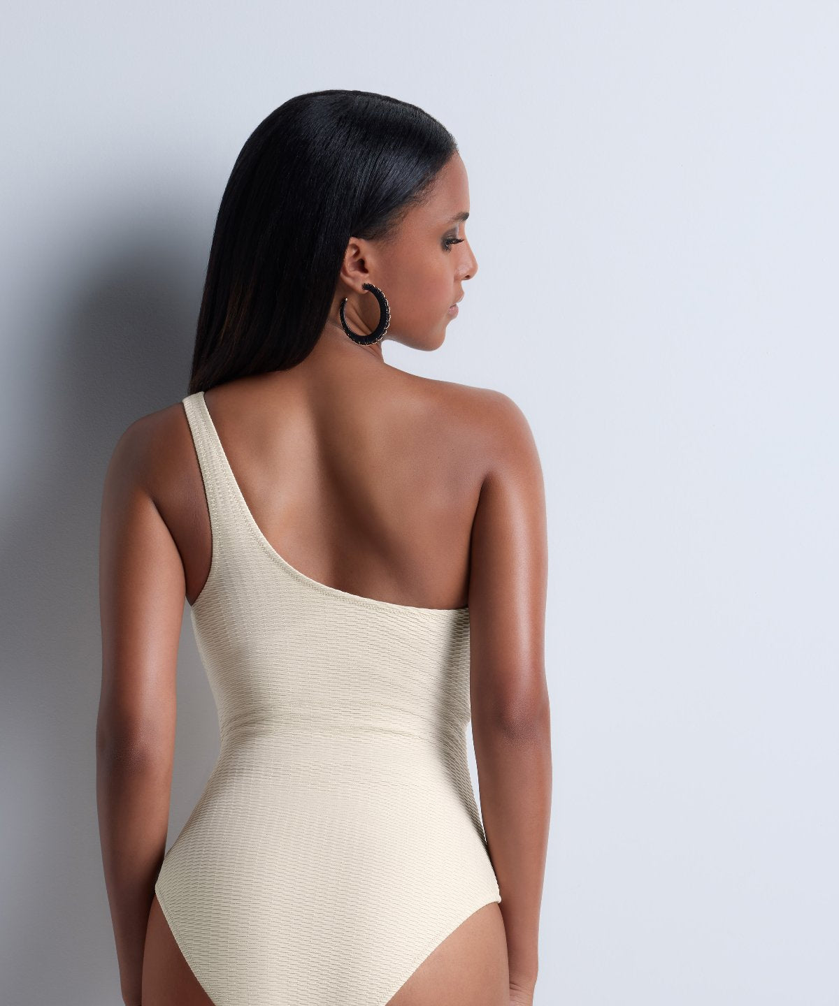 Shimmering Waters Maillot de bain une pièce Golden White