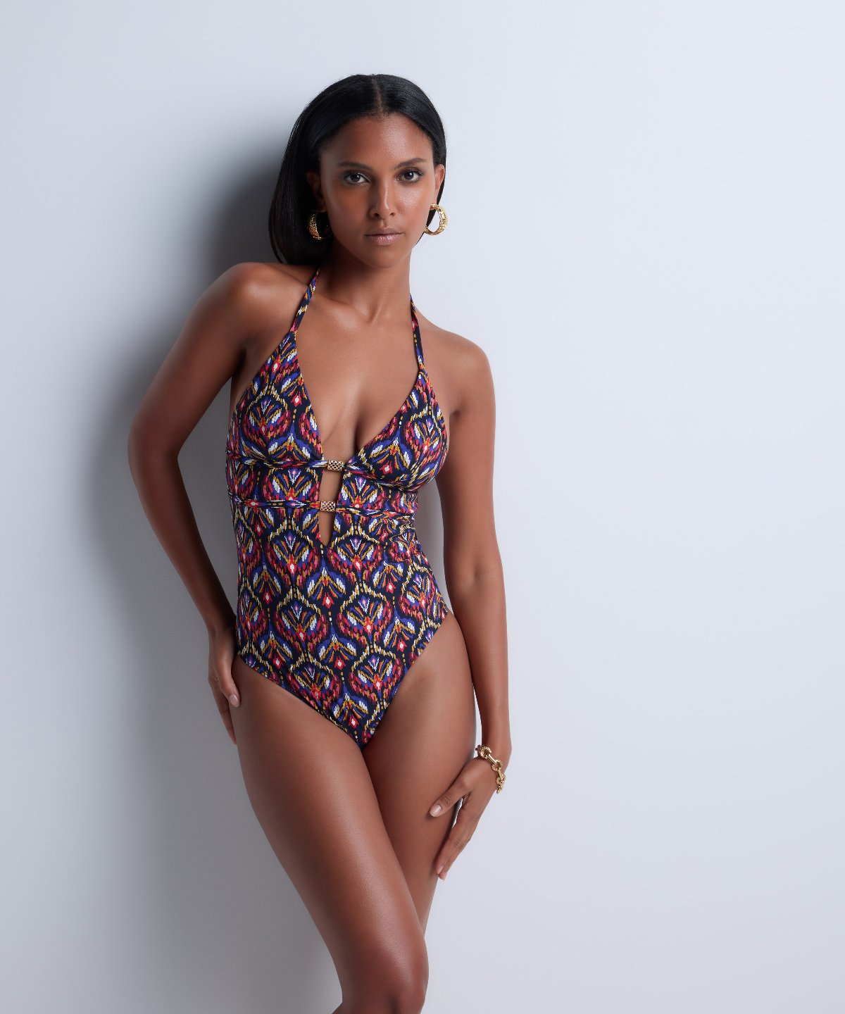 Sunkissed Allure Maillot de bain une pièce Ikat