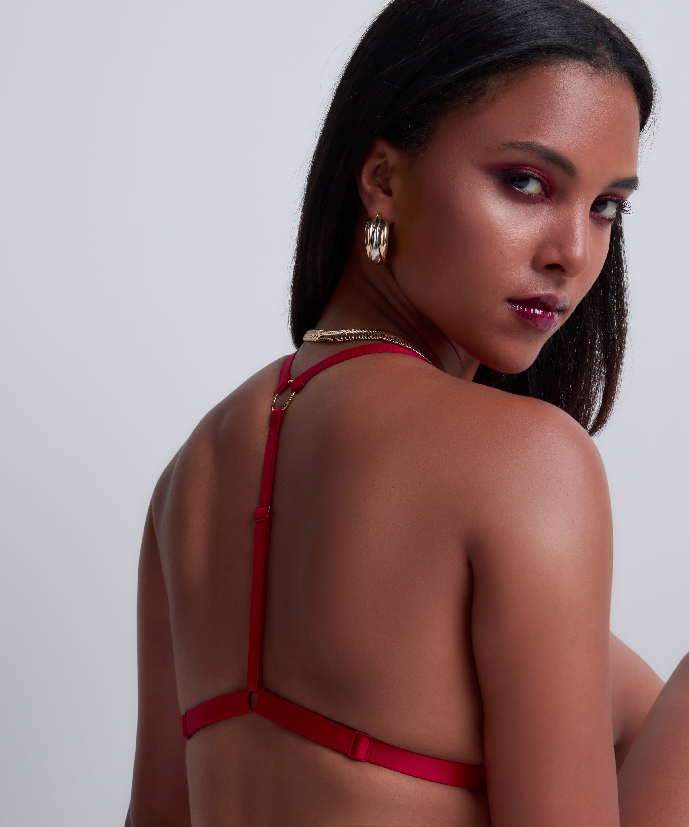 Sense of Illusion Soutien-gorge Triangle bralette Red Berry