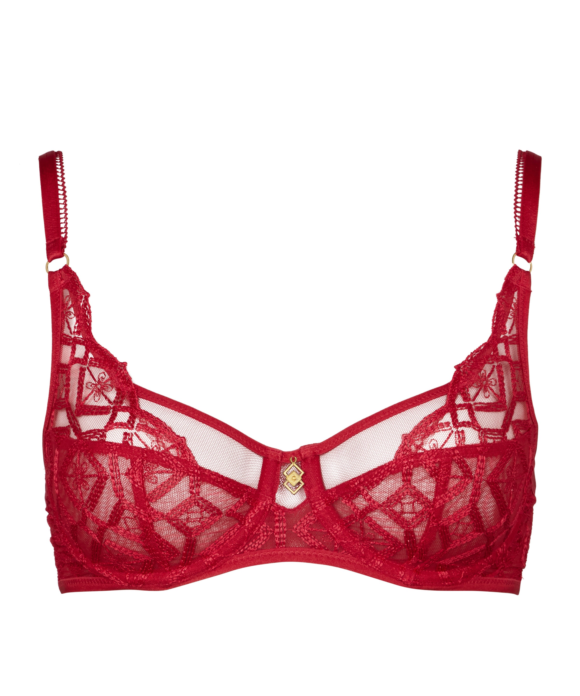 Sense of Illusion Soutien-gorge Emboîtant Foulard Red Berry