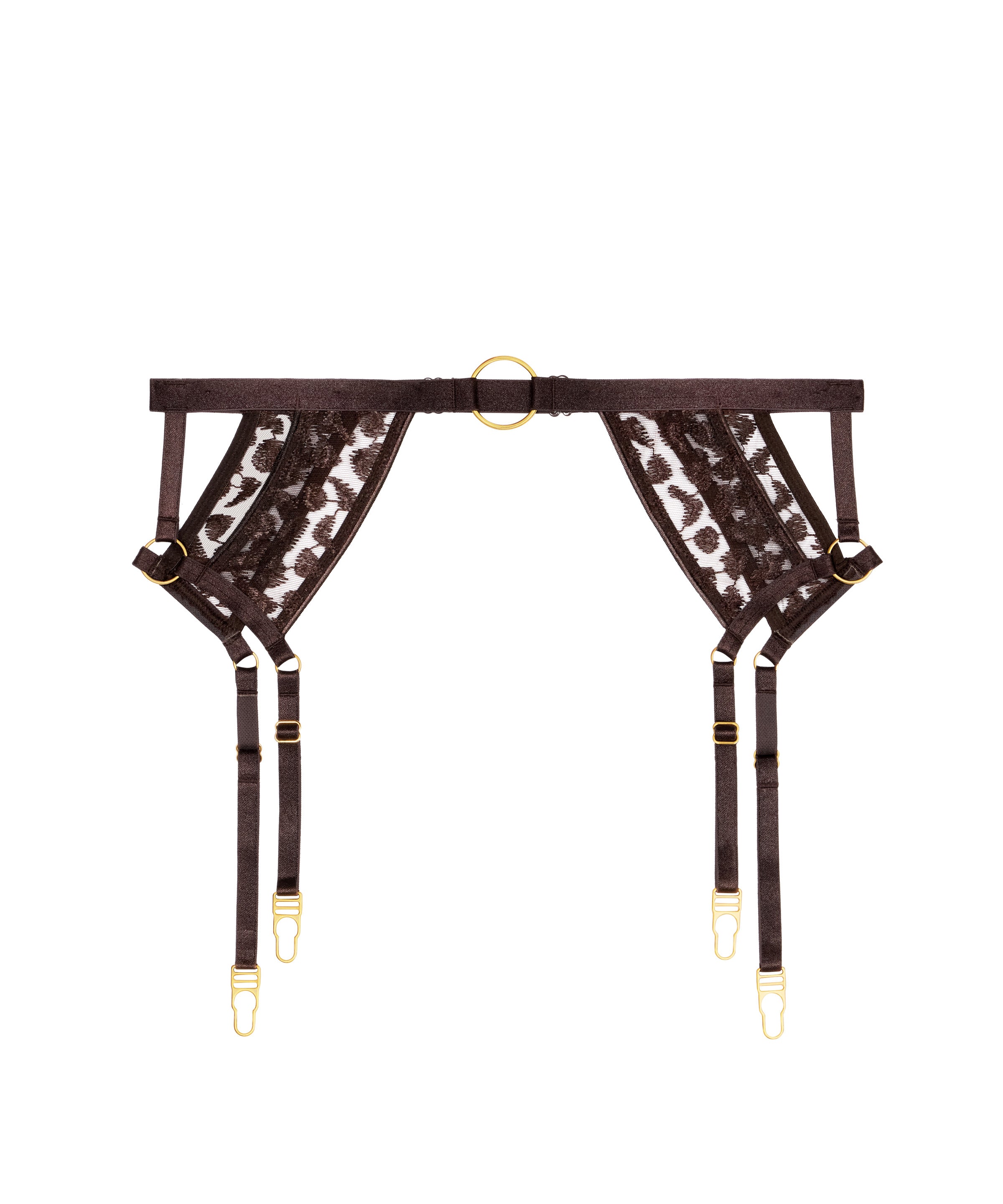 Crazy in Love Porte-jarretelles Satin Brown