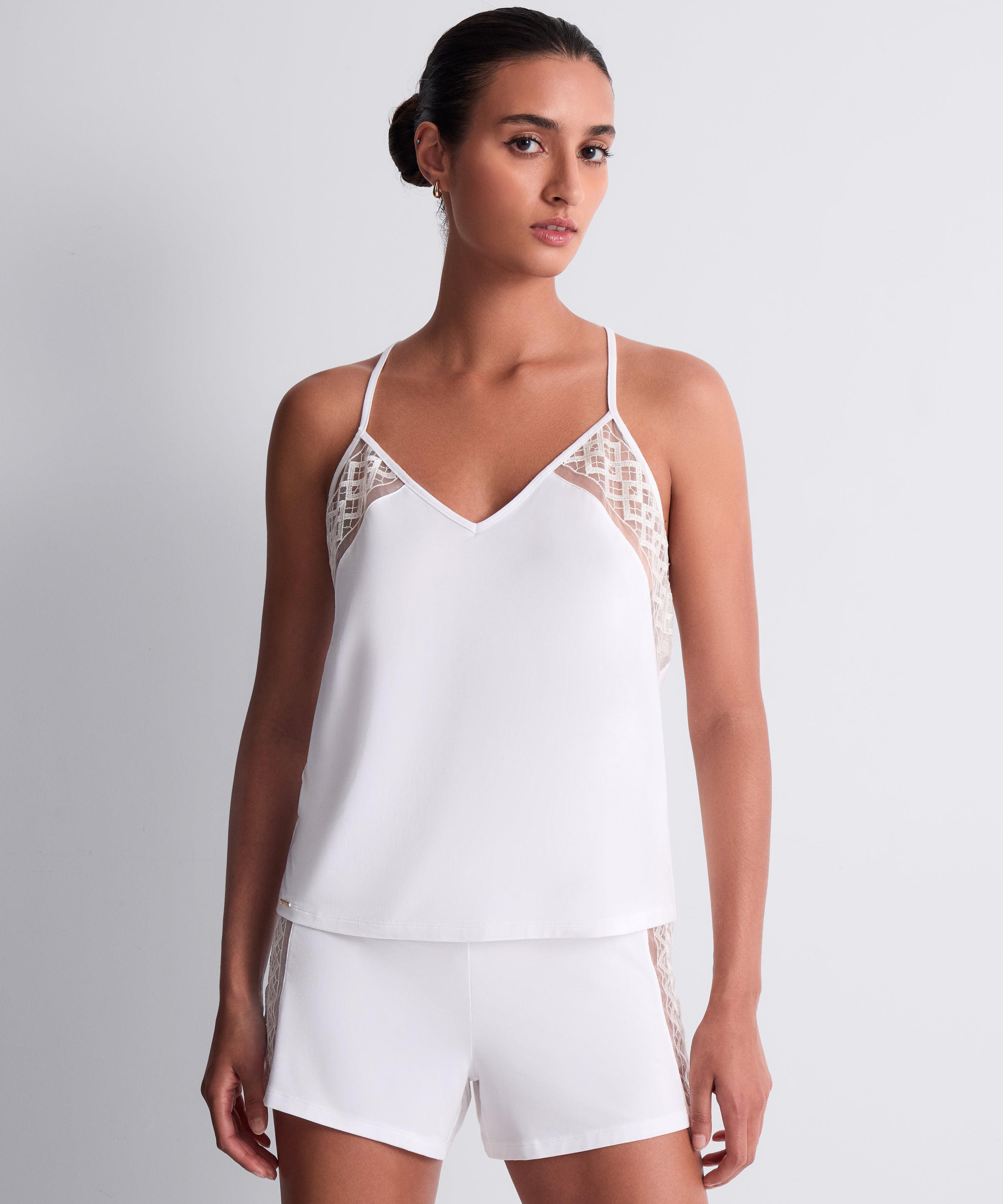 Sweet Obsession Top à fines bretelles Opale