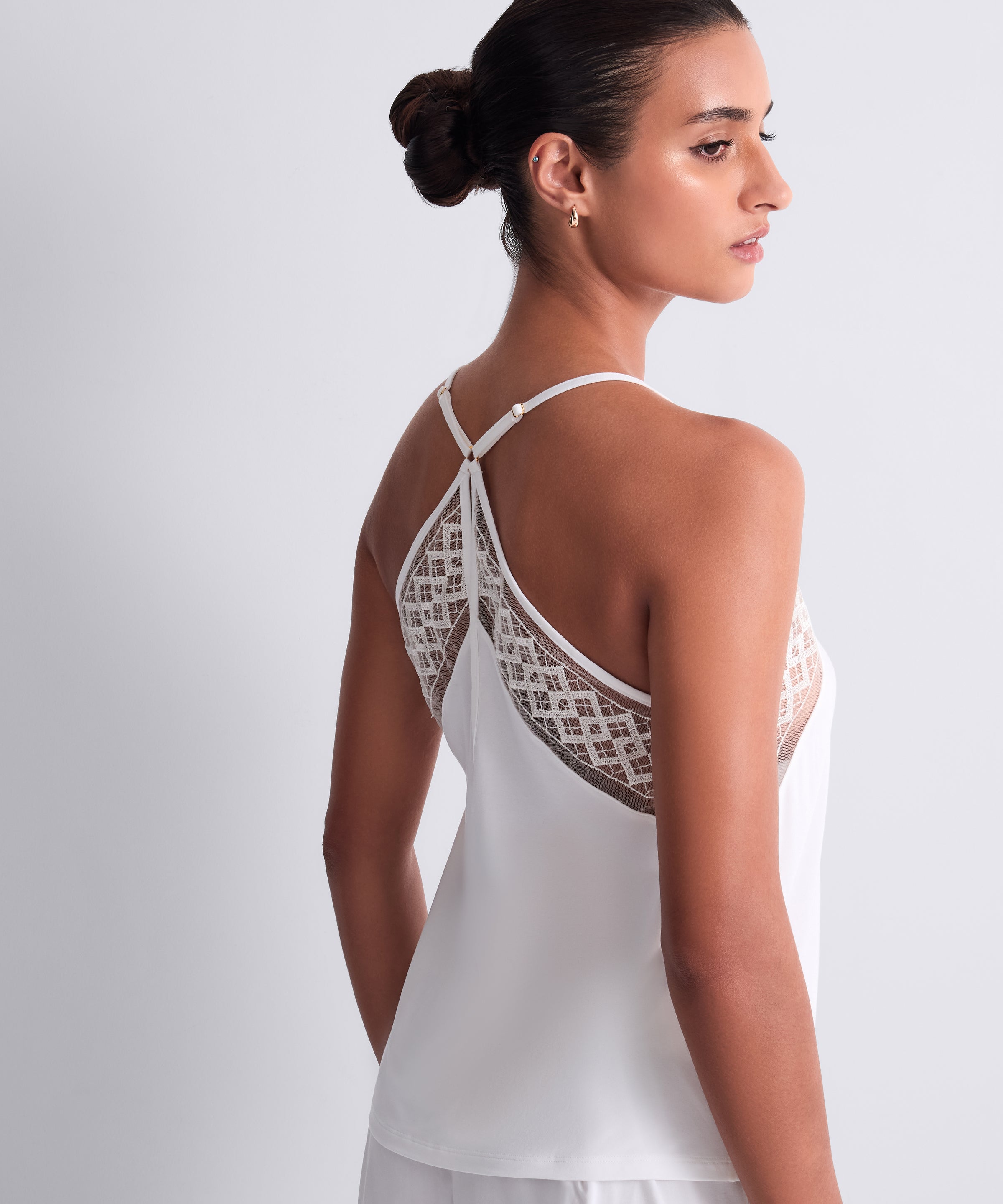 Sweet Obsession Top à fines bretelles Opale