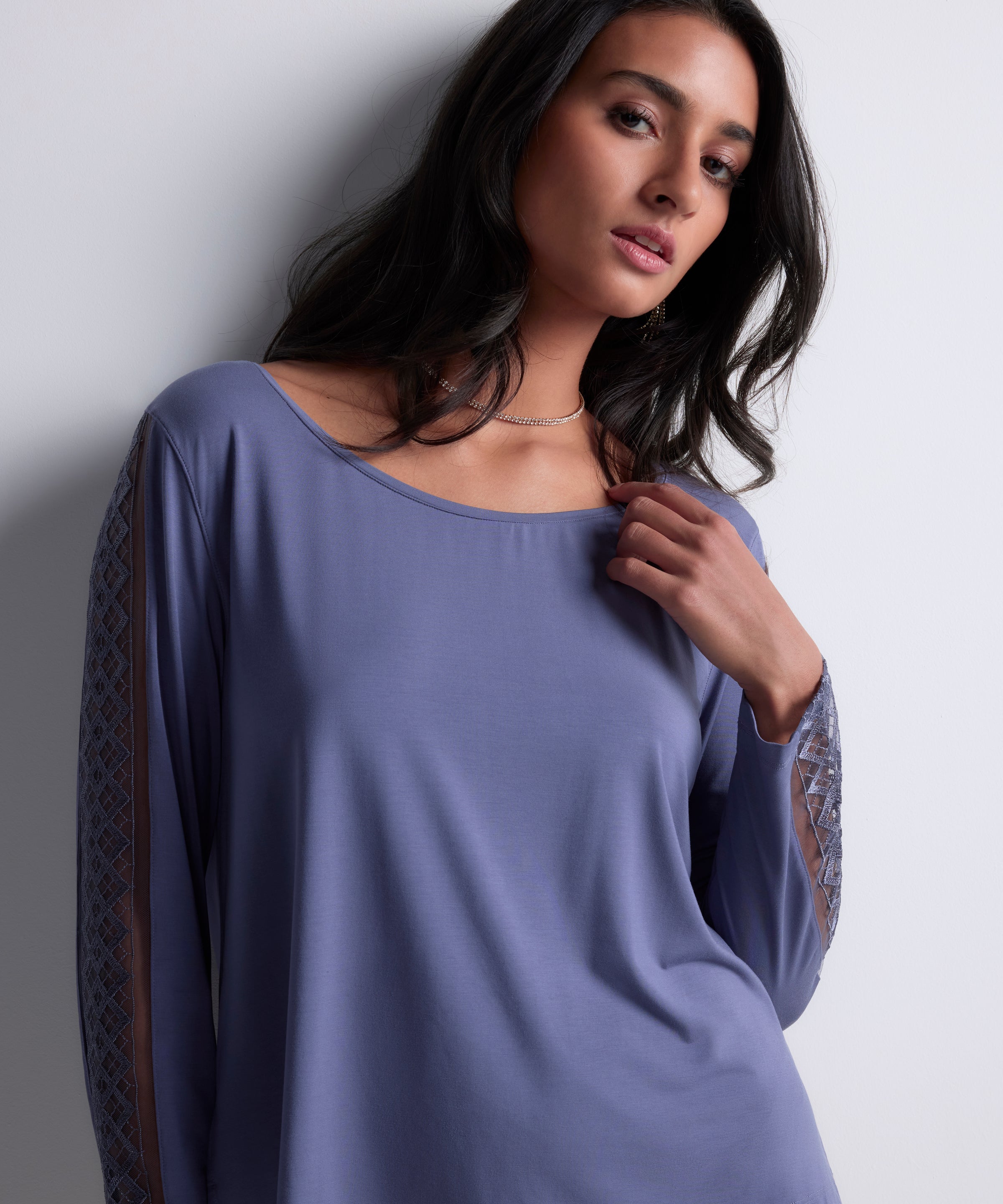 Sweet Obsession Top manches longues Denim