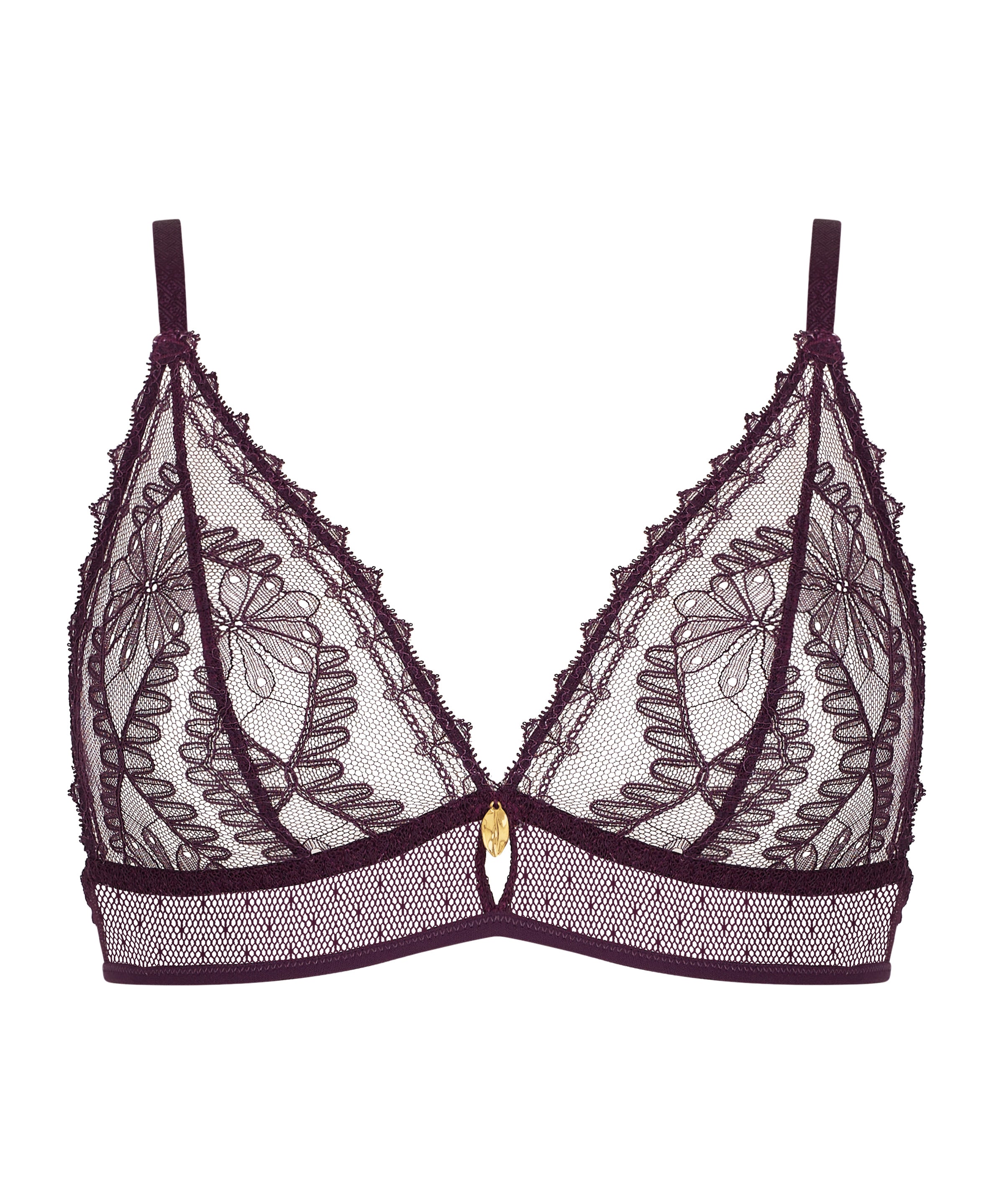 Mystery of Love Soutien-gorge Triangle bralette Plume