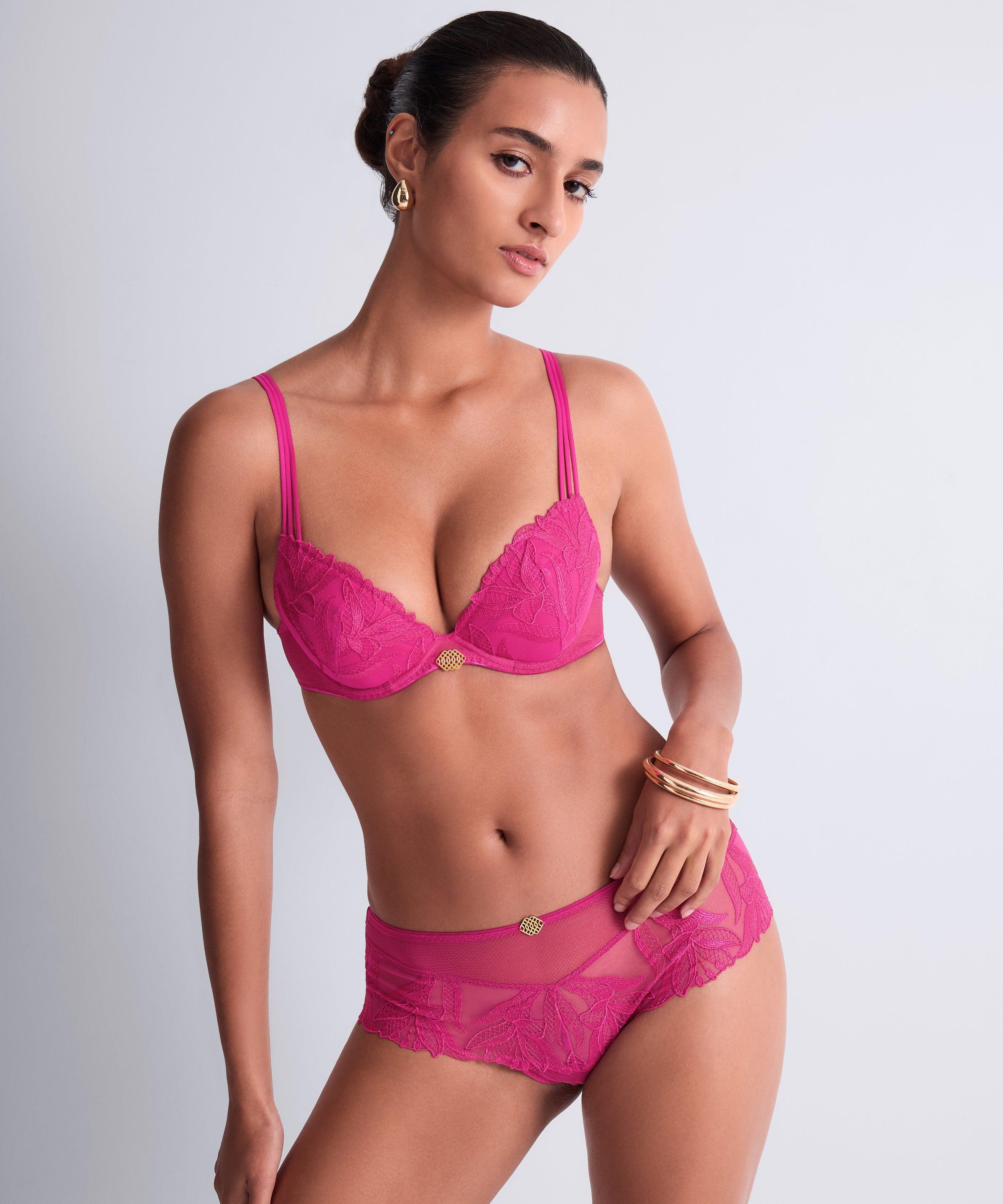 Sweet Euphoria Soutien-gorge Push-up coussinets Passion rose