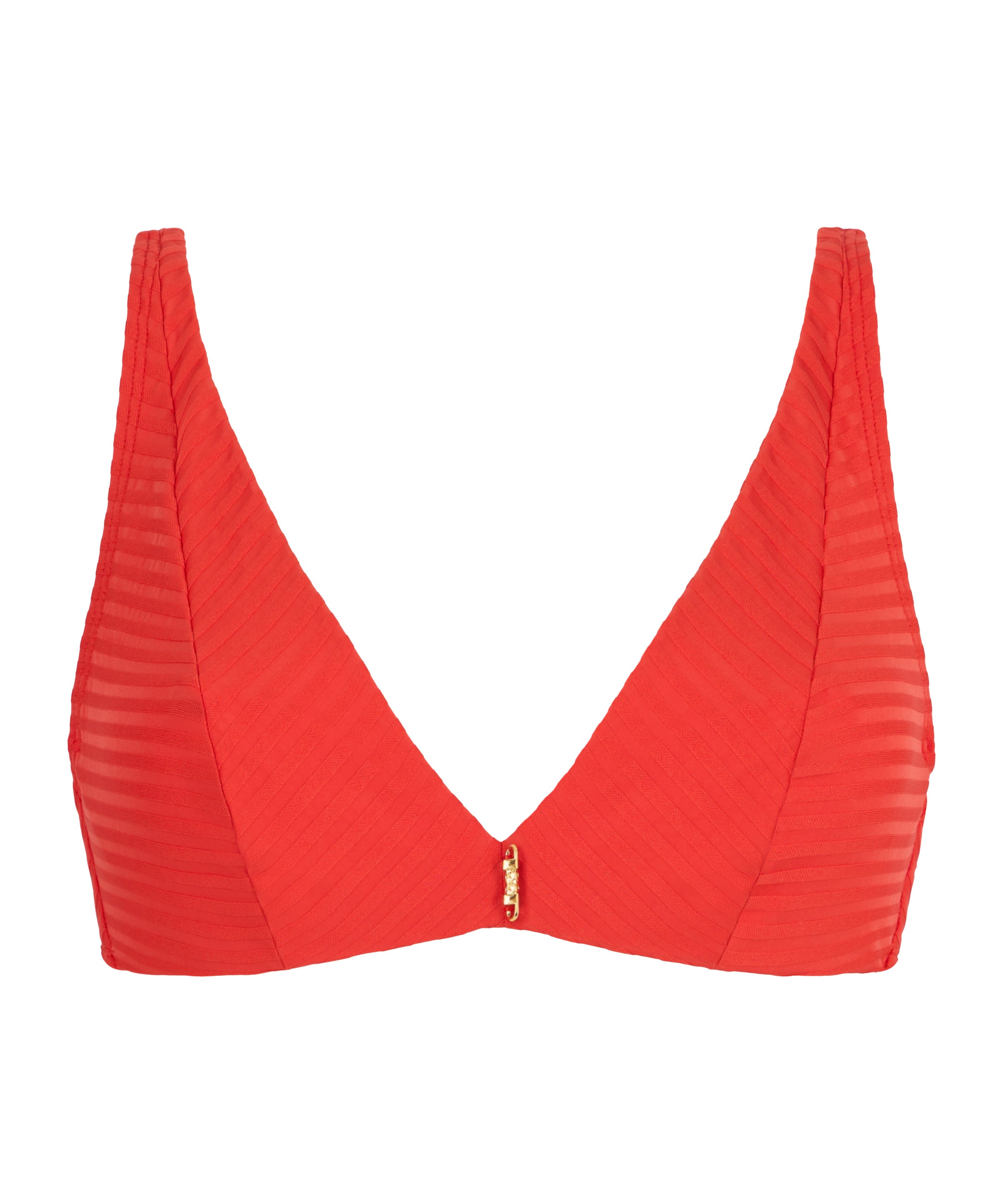 Sun Pop Haut de maillot de bain Triangle emboîtant Corail