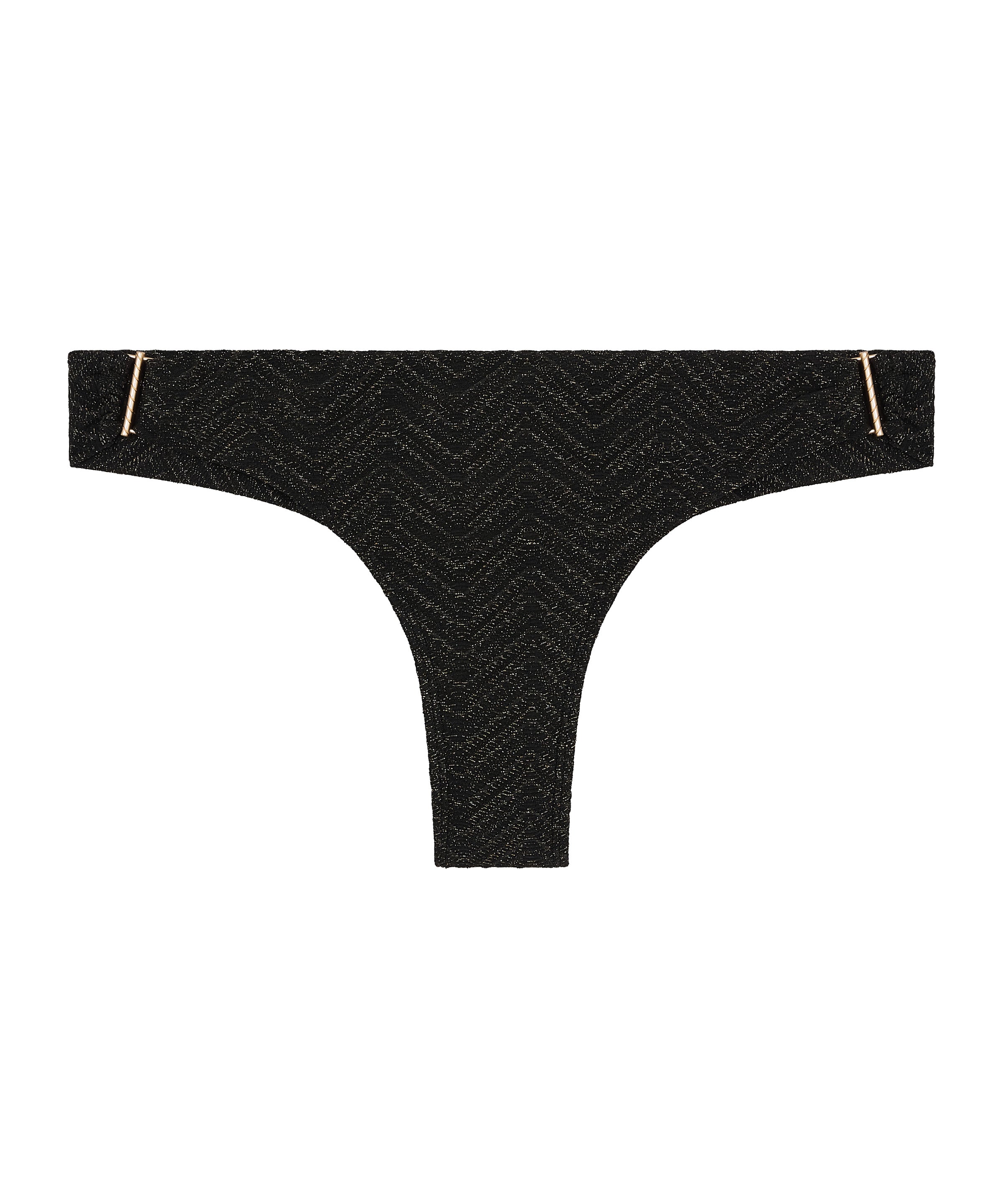 Golden Horizon Bas de maillot de bain tanga Black