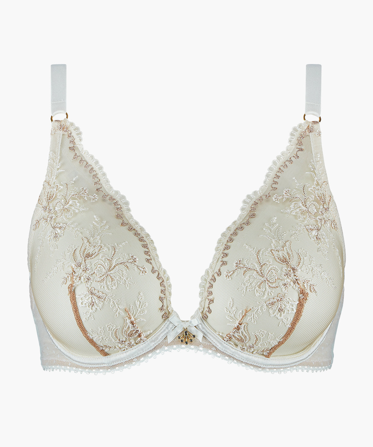 Trésor Infini Soutien-gorge Triangle avec armatures White wind