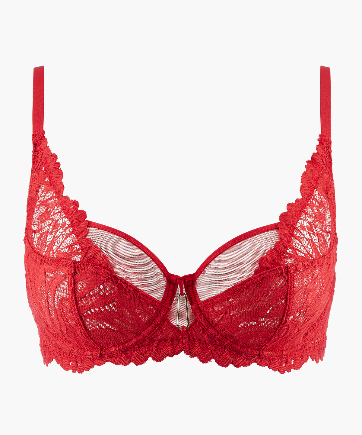 Flowermania Soutien-gorge Emboîtant Foulard Rouge floral