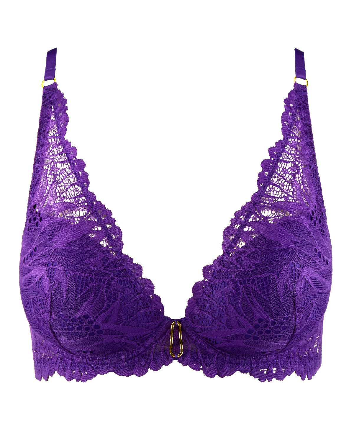 Flowermania Soutien-gorge Plunge foulard Poison Purple