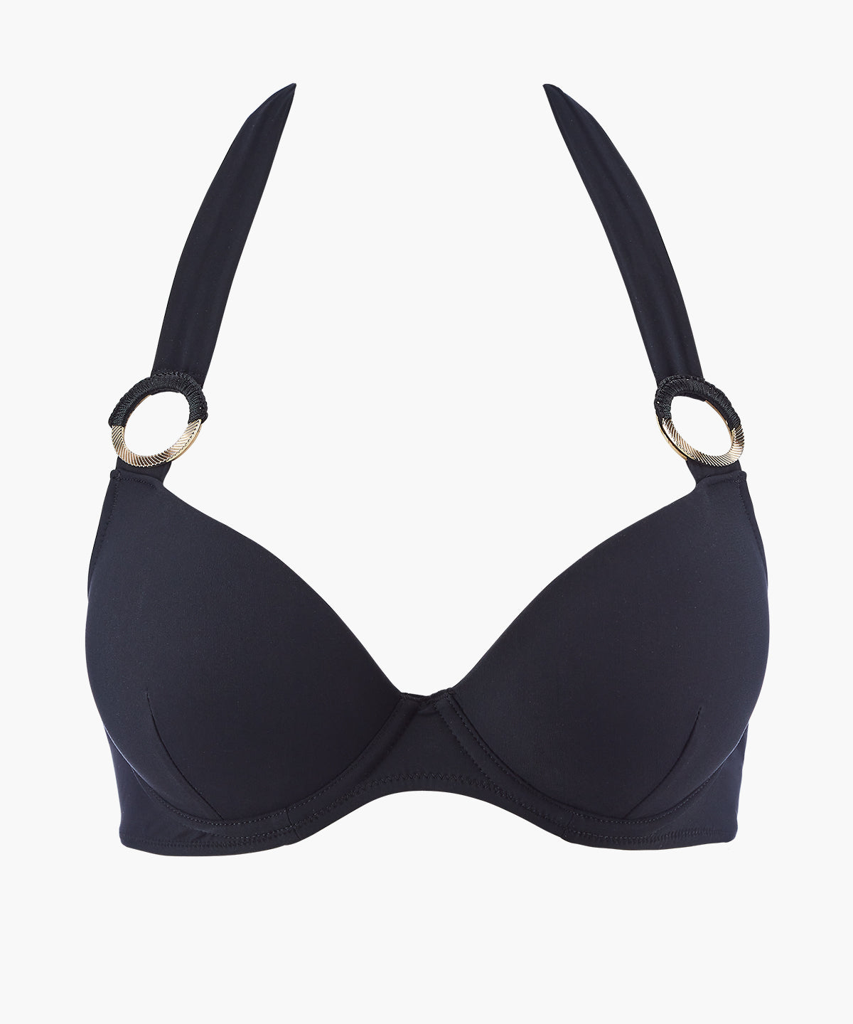 Secret Cove Haut de maillot de bain Push-up coques Noir