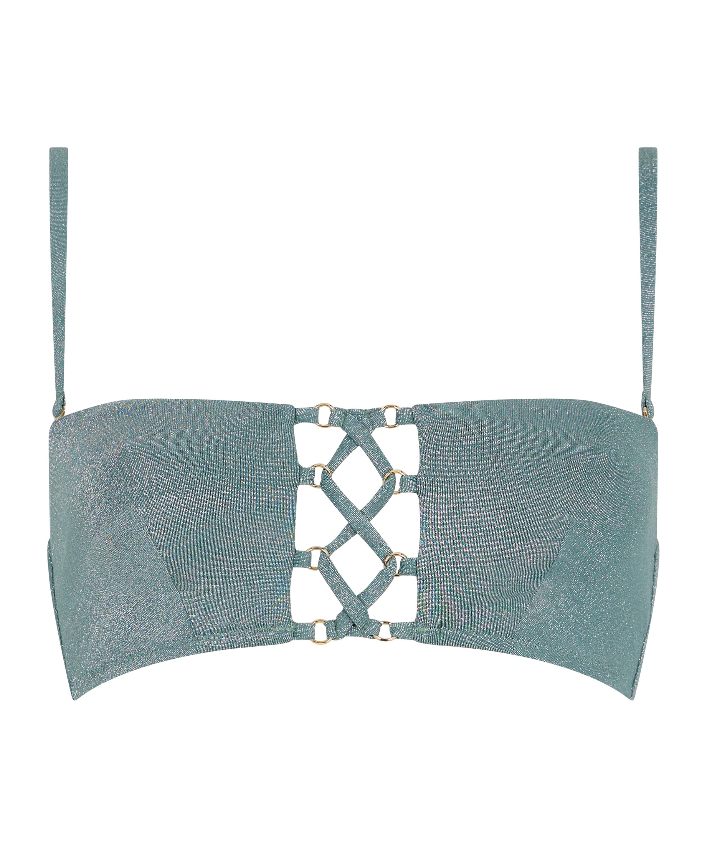 Summer Glow Haut de maillot de bain Bandeau souple Aqua