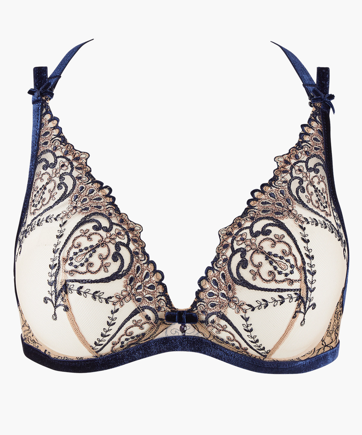 Coeurs Enlacés Soutien-gorge Triangle avec armatures Nightfall