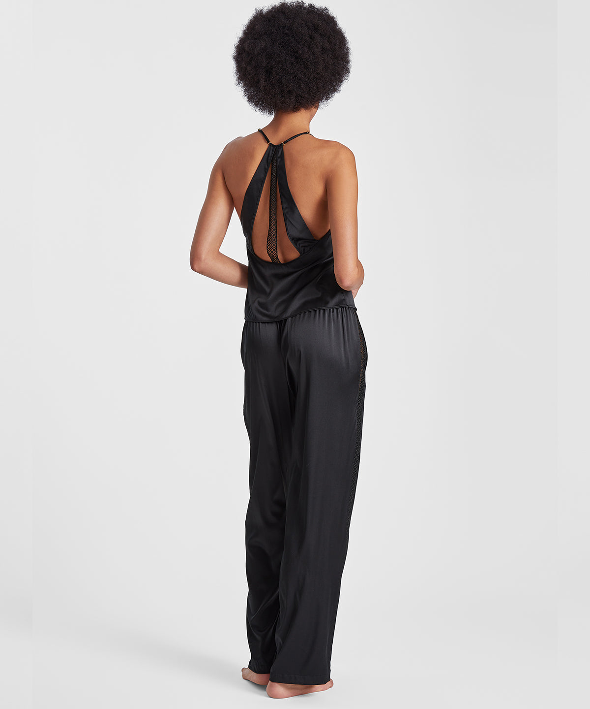 Silk Desire Pantalon Noir