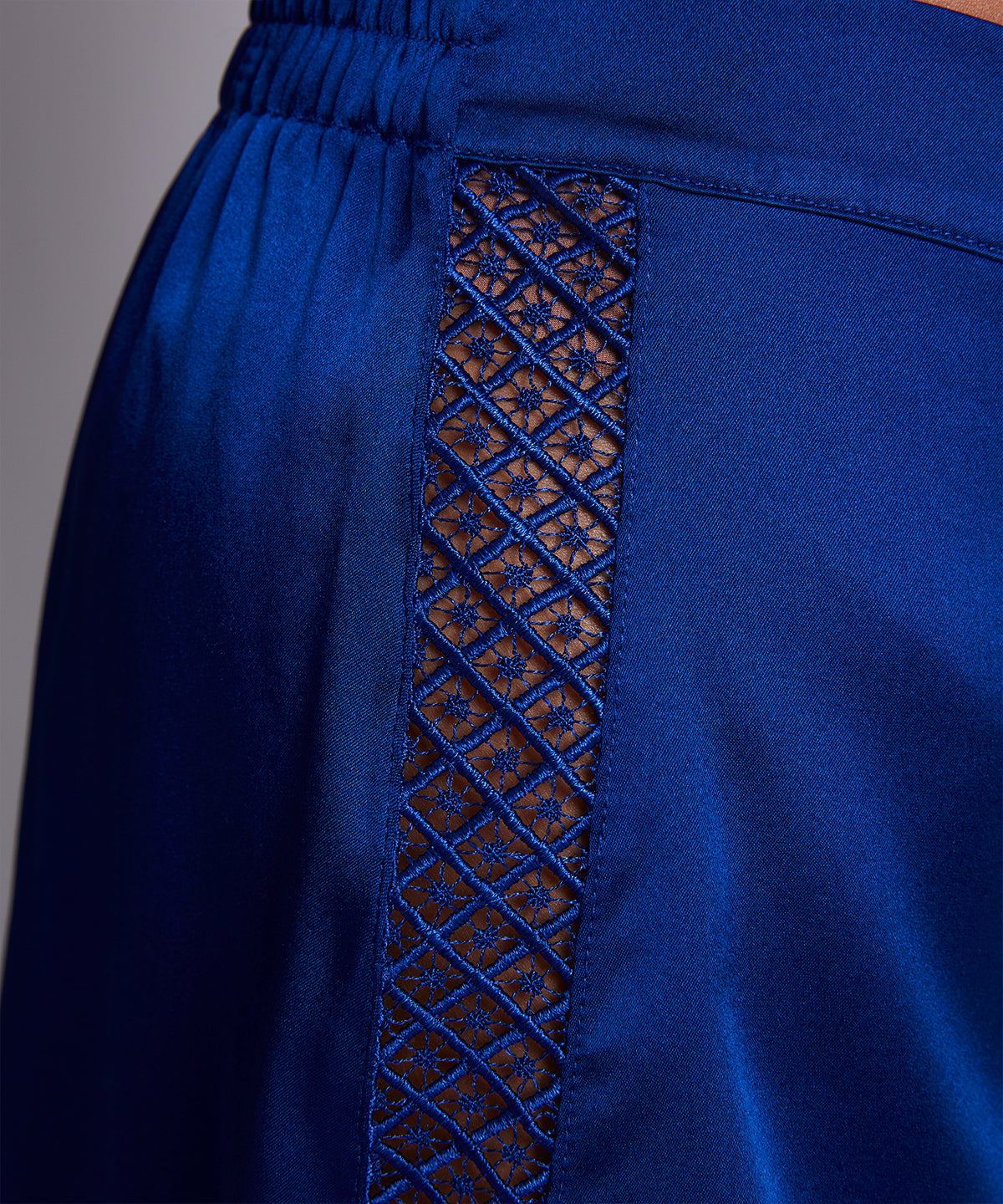 Silk Desire Shorty Electric Blue