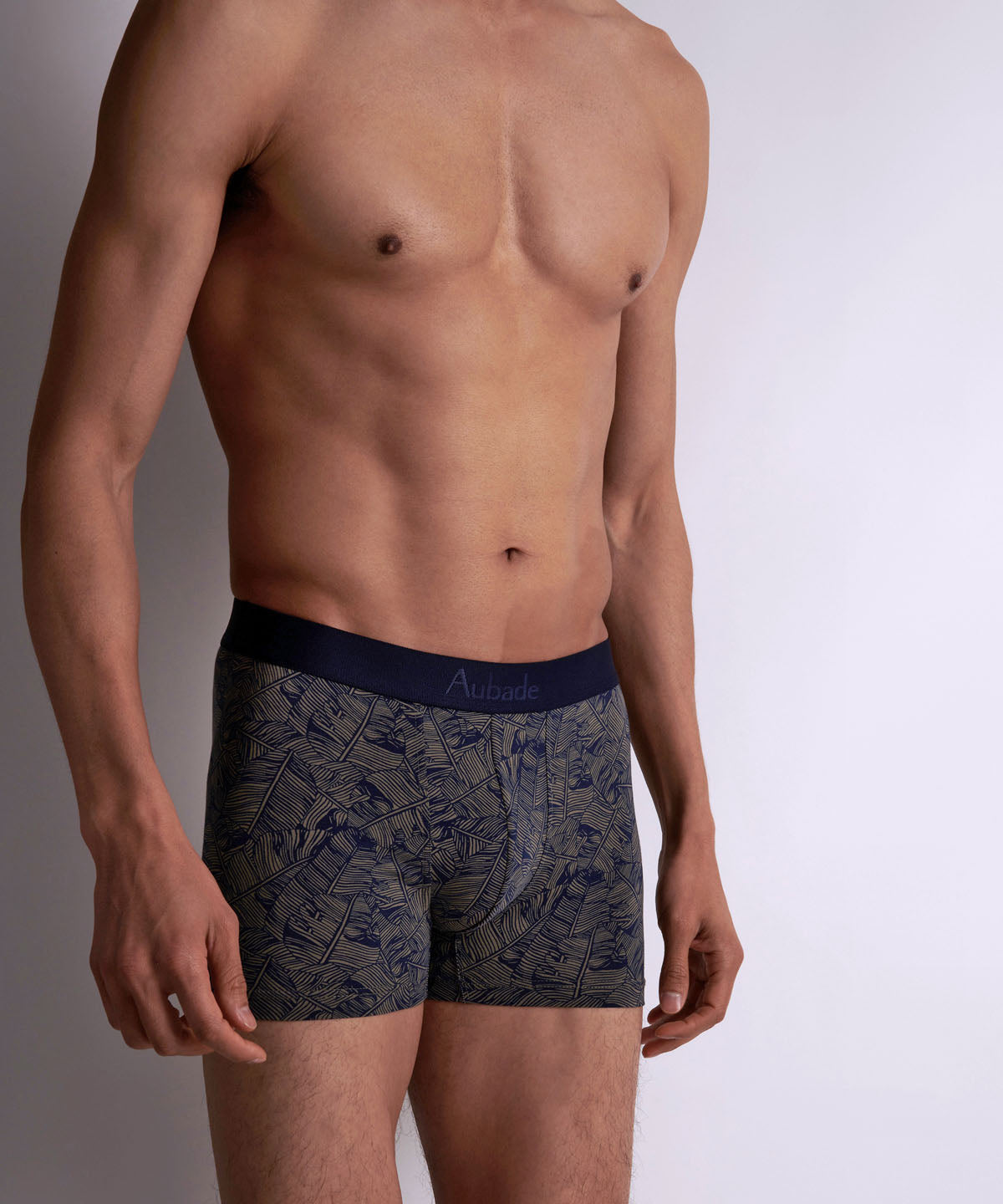 Aubade Homme Boxer homme Marine Palm
