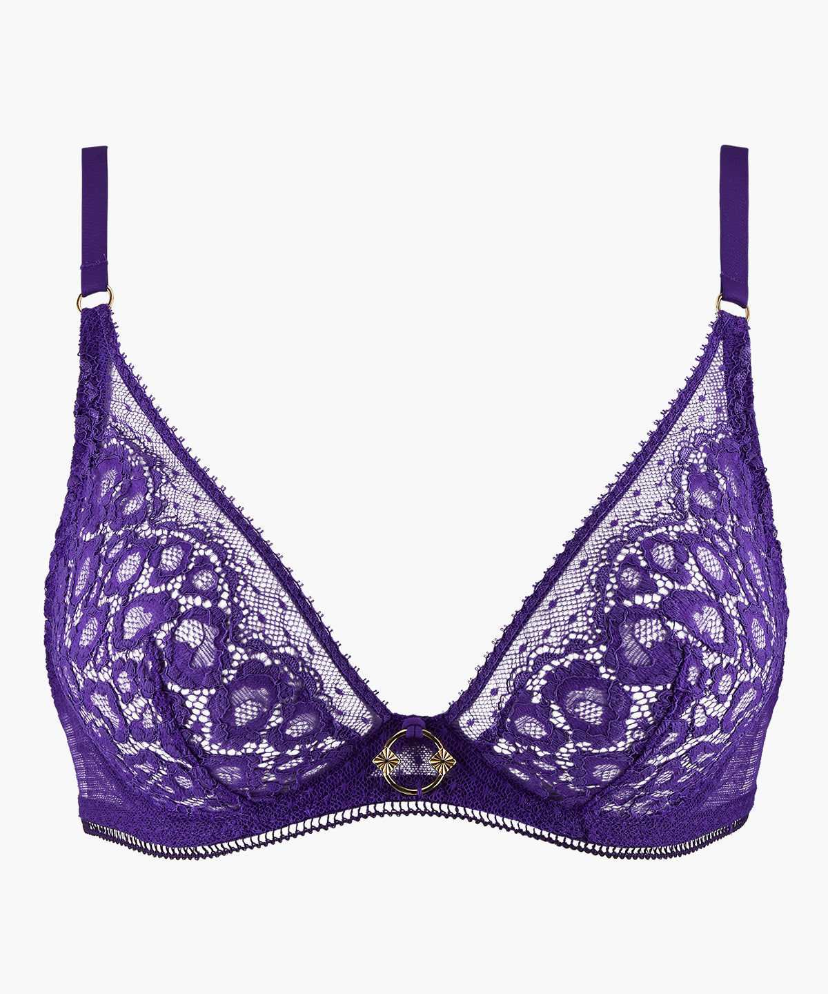 Illusion Fauve Soutien-gorge Triangle avec armatures Ultraviolet