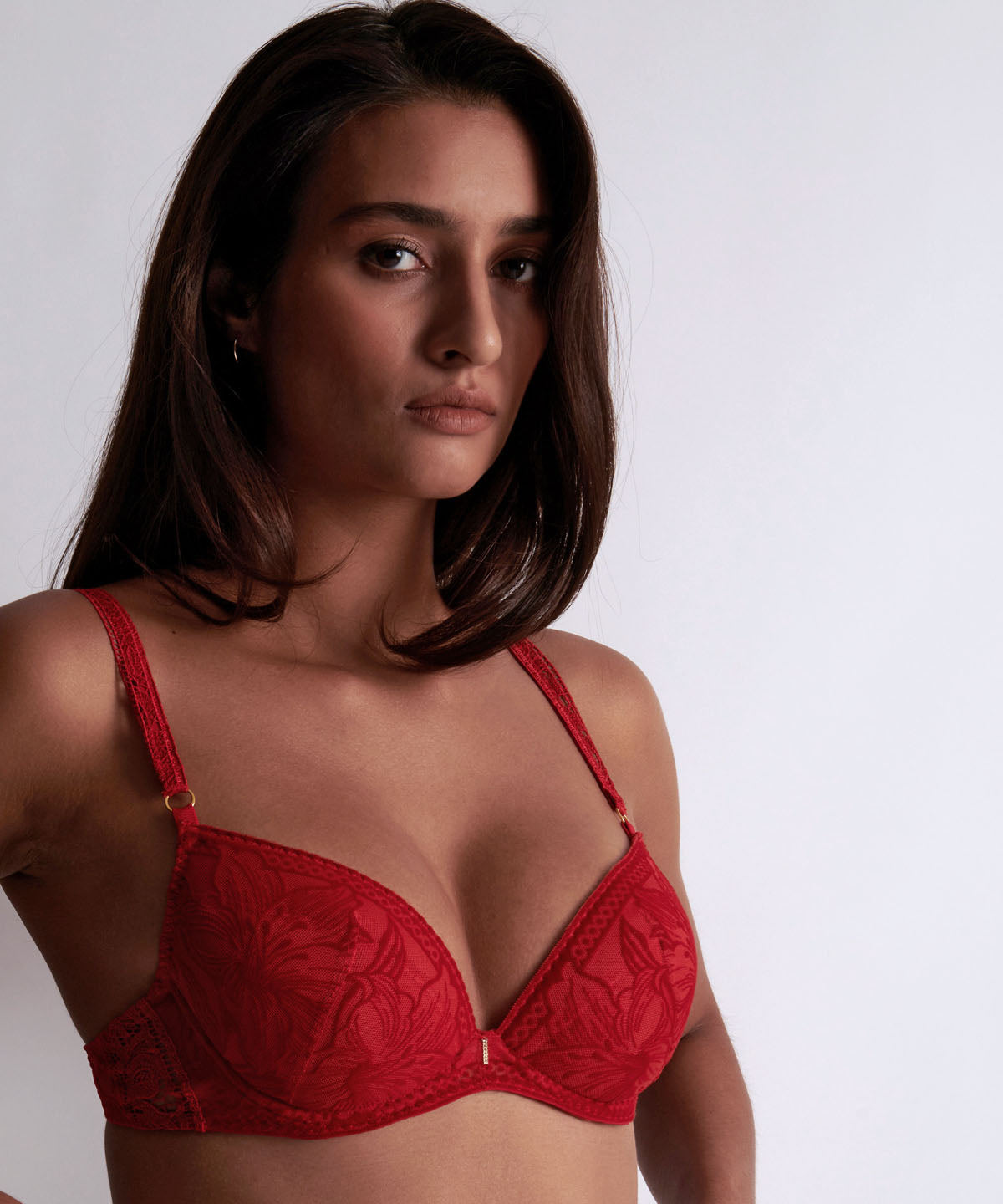 Cœur à Corps Soutien-gorge Push-up Rouge Rebelle