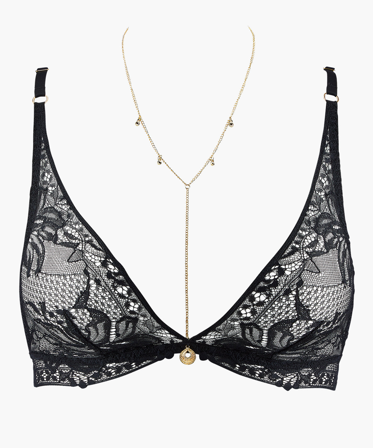 Gold Pleasure Soutien-gorge Triangle bralette Black Light