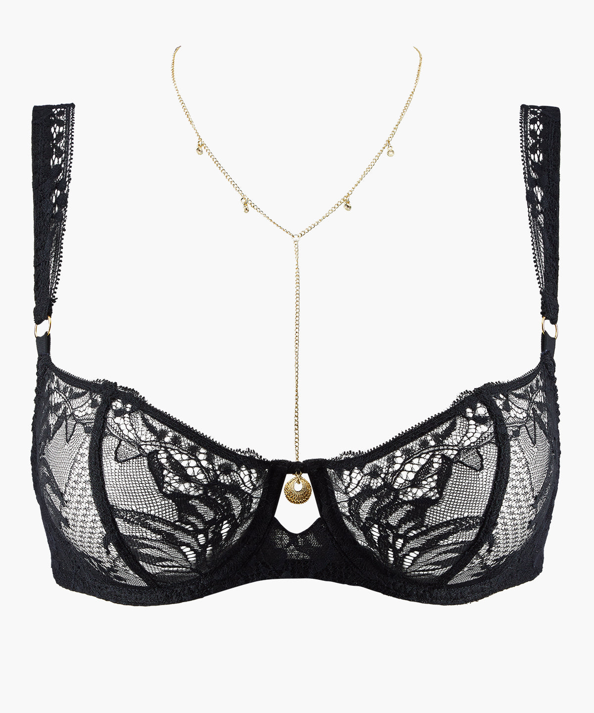 Gold Pleasure Soutien-gorge Corbeille avec armatures Black Light