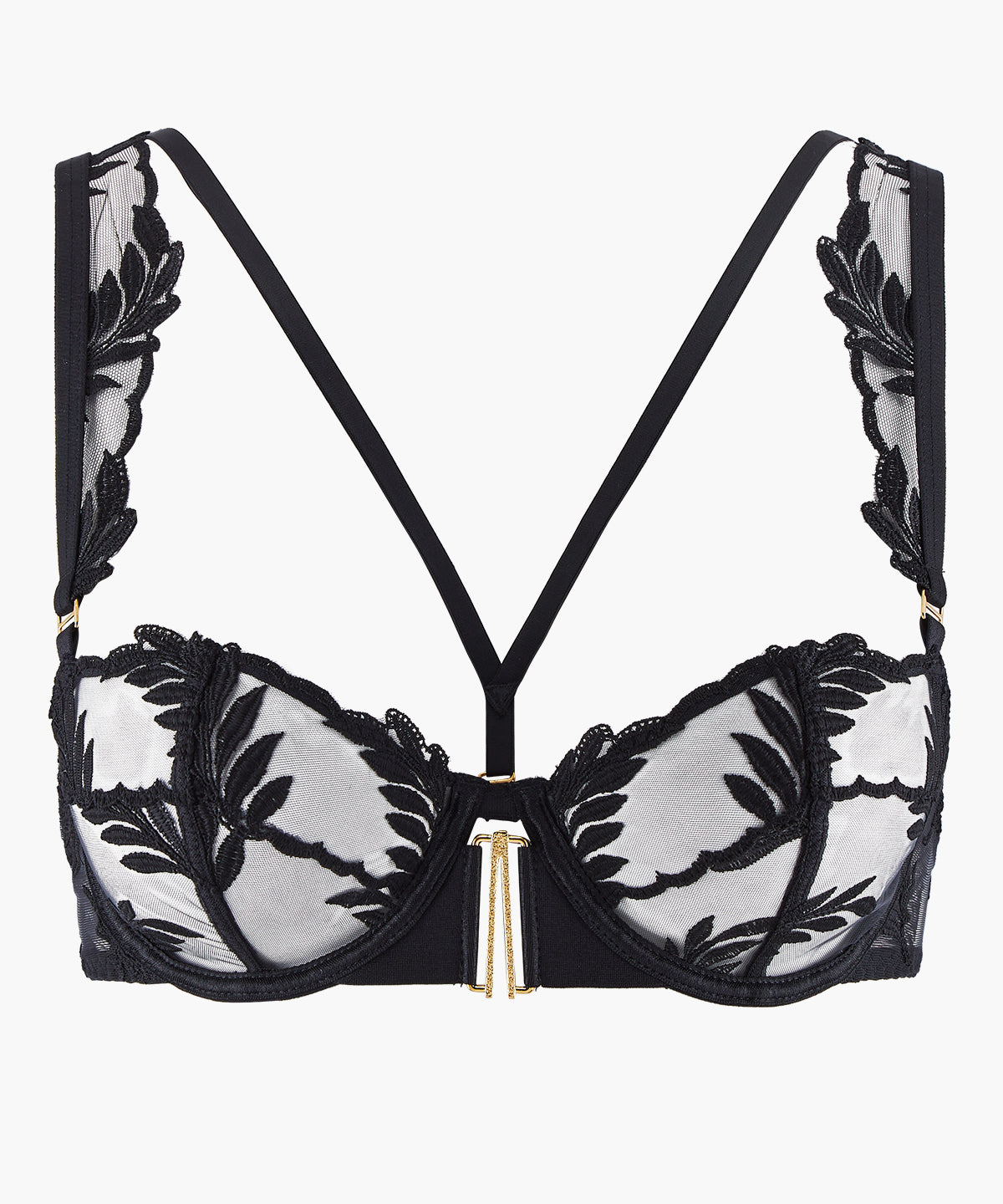 Queen of Shadow Soutien-gorge Corbeille avec armatures Noir Absolu