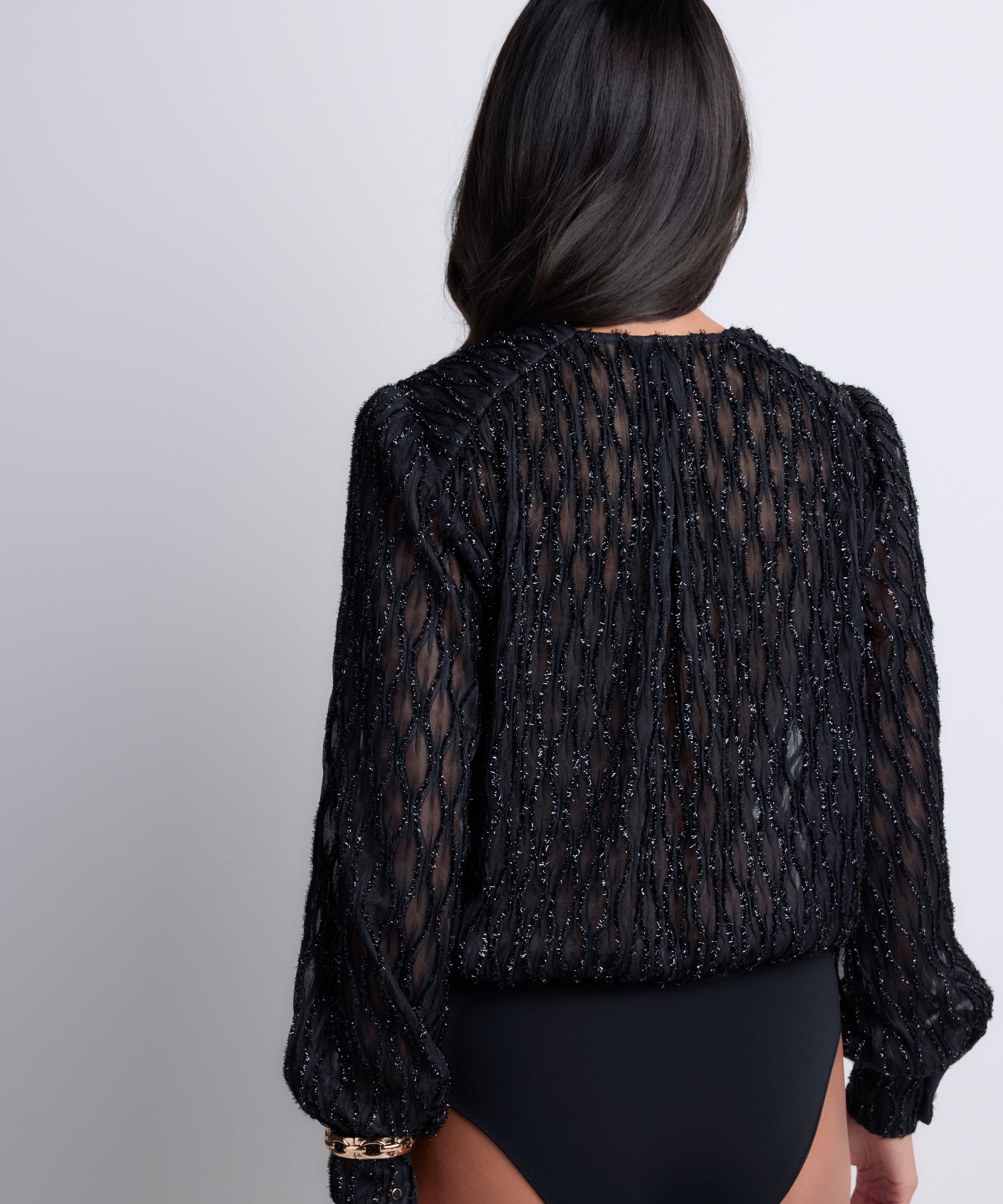 Les Bodys by Aubade Body Manches Longues Black