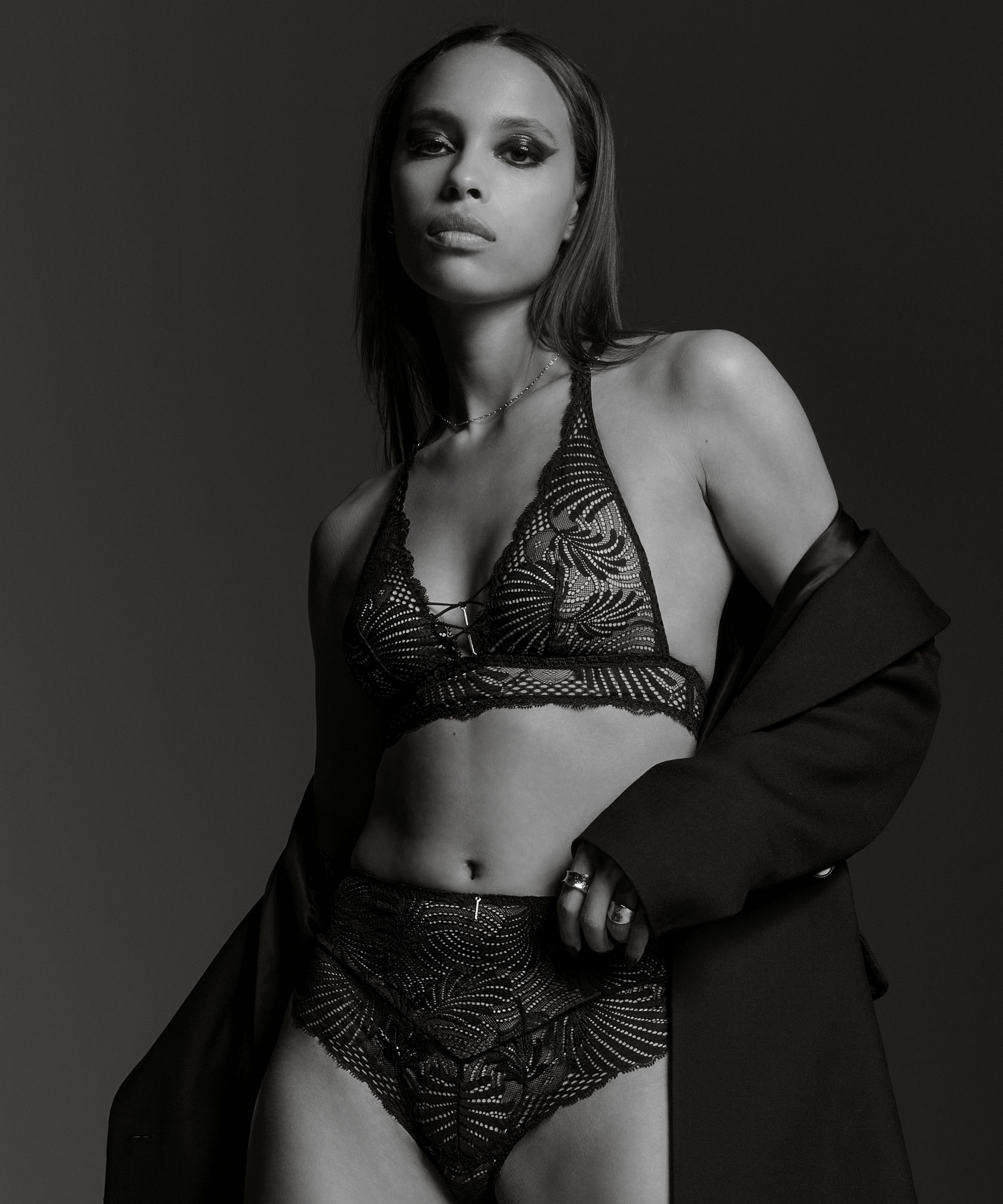 Rythm of Desire Soutien-gorge Triangle bralette Noir