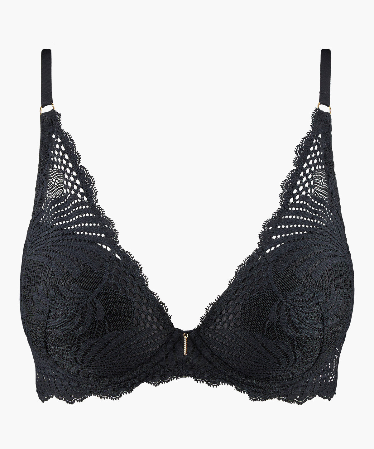 Rythm of Desire Soutien-gorge Plunge foulard Noir