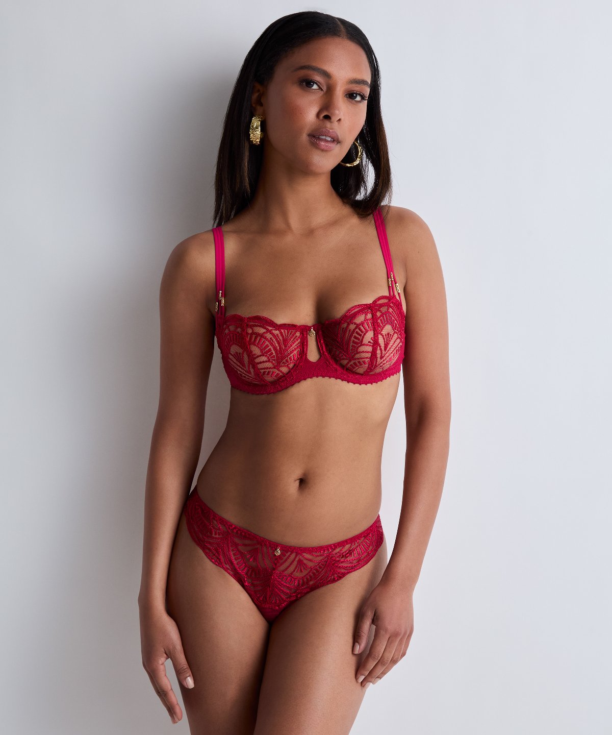 Vibes Culotte Italienne Rouge Love et Uni Bordeaux