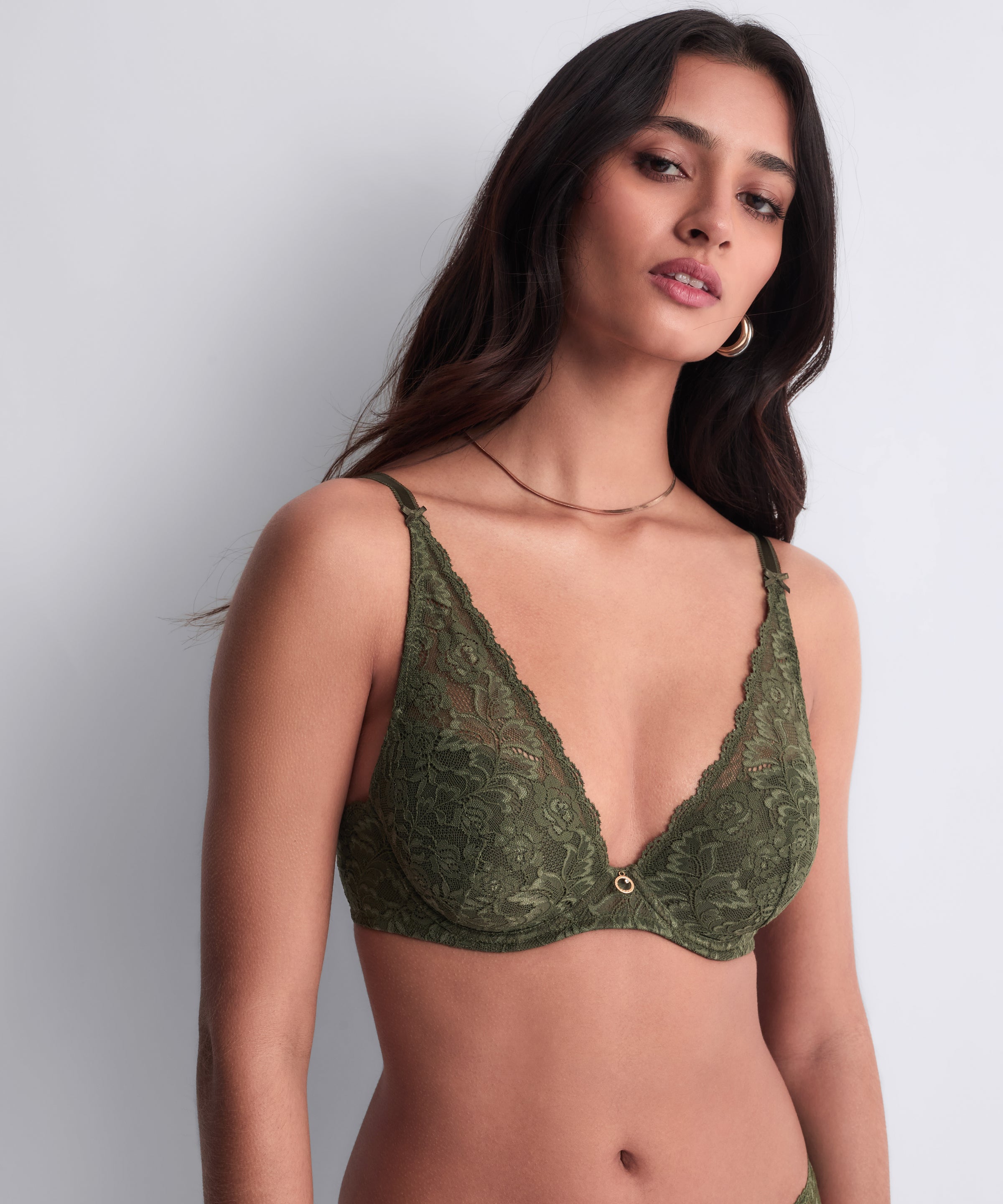 Rosessence Soutien-gorge Plunge foulard Moss