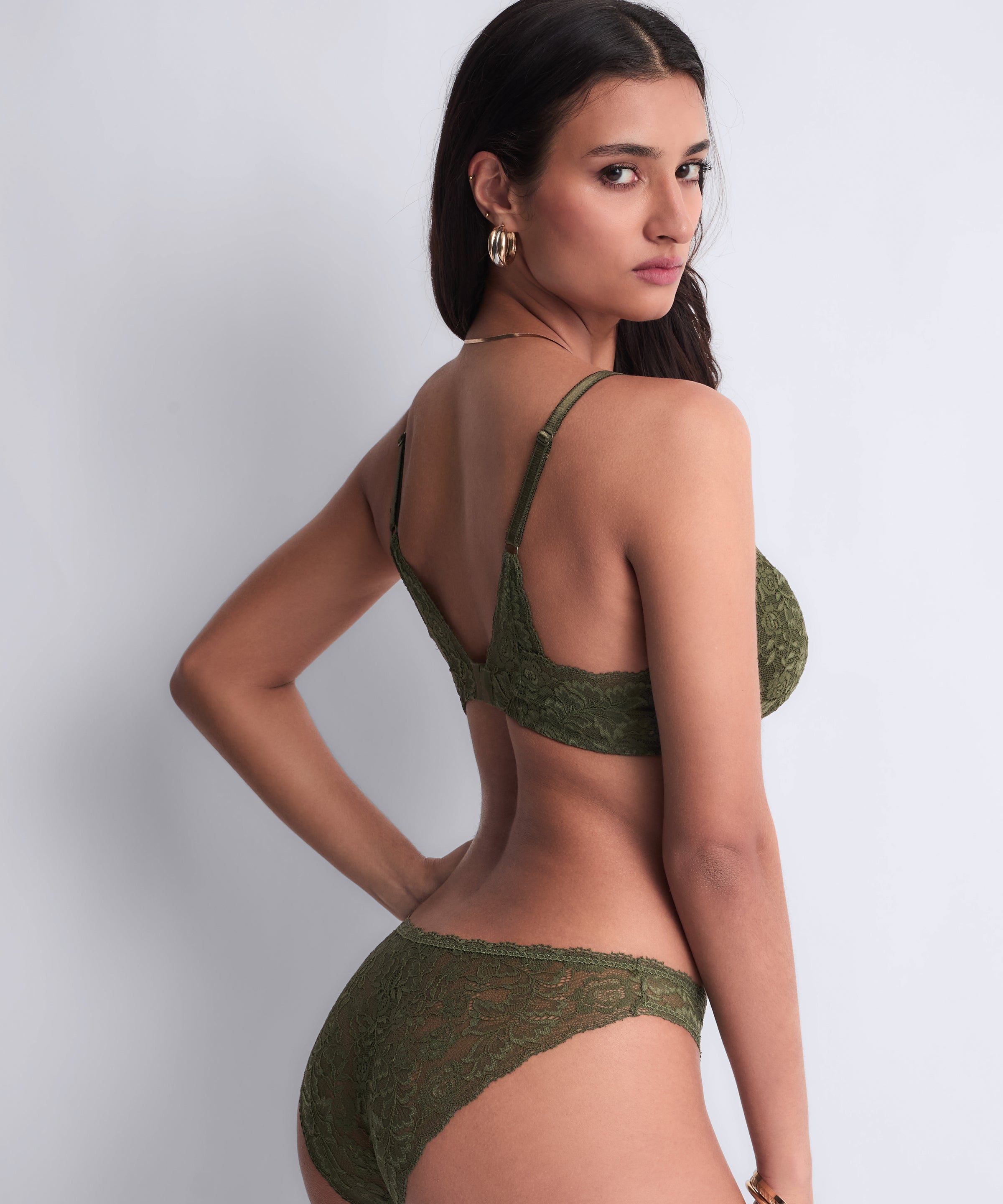 Rosessence Soutien-gorge Plunge foulard Moss