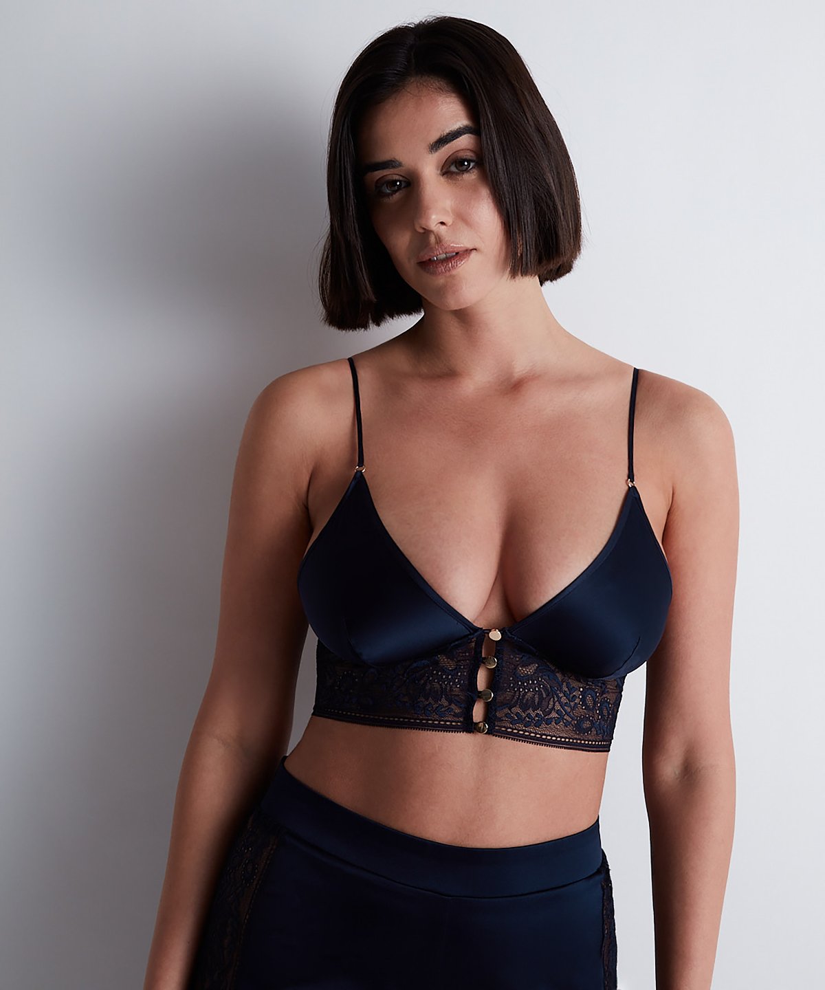 Midnight Whisper Soutien-gorge Triangle Evening Blue