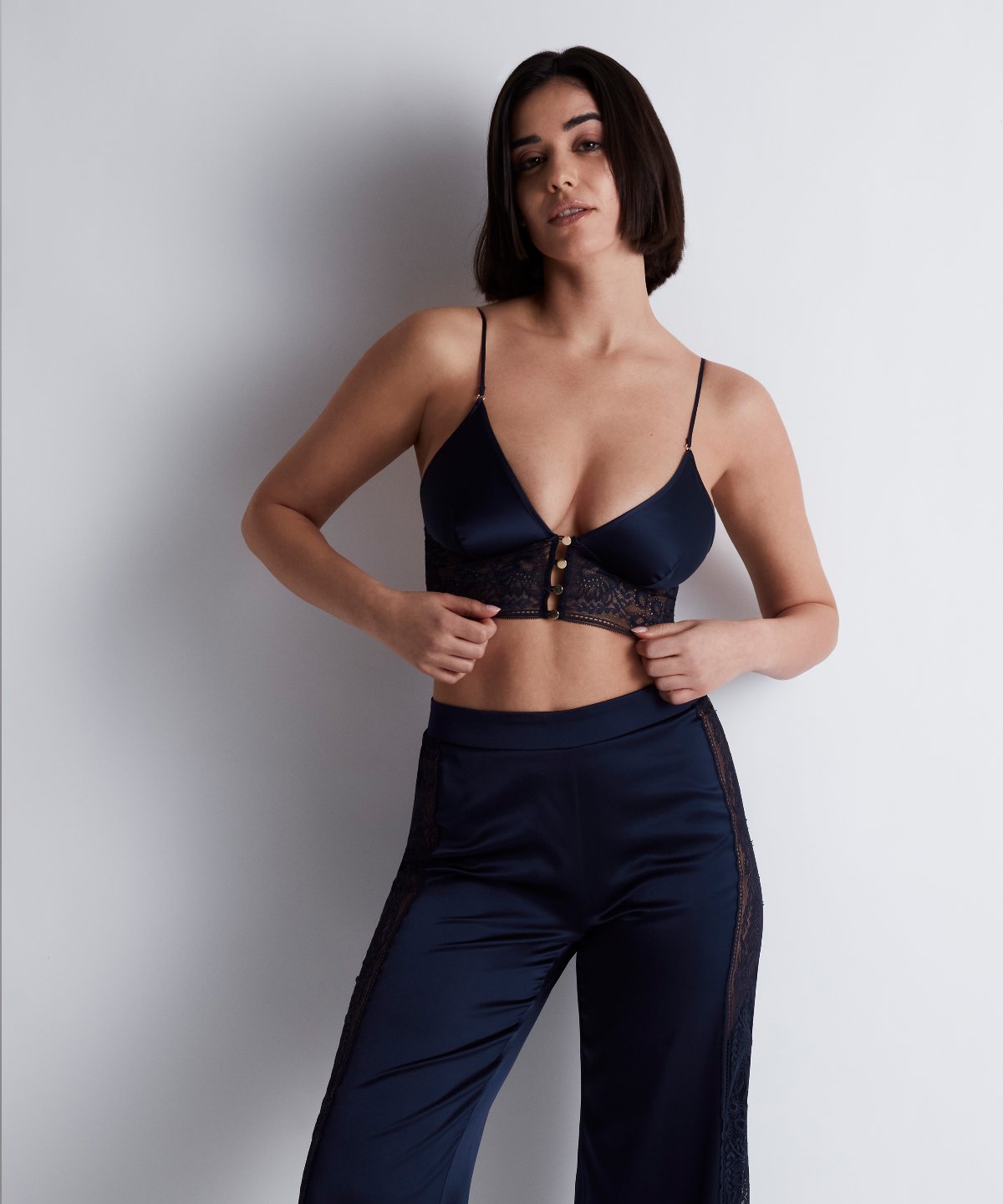 Midnight Whisper Soutien-gorge Triangle Evening Blue