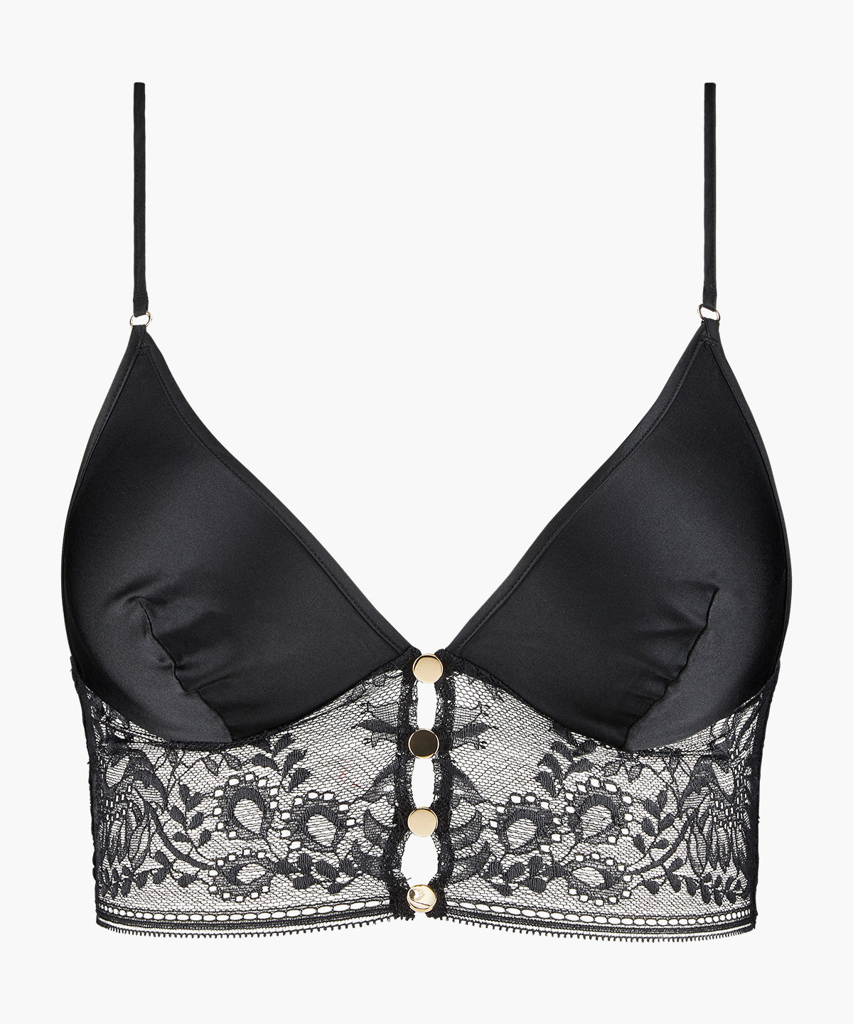 Midnight Whisper Soutien-gorge Triangle Noir