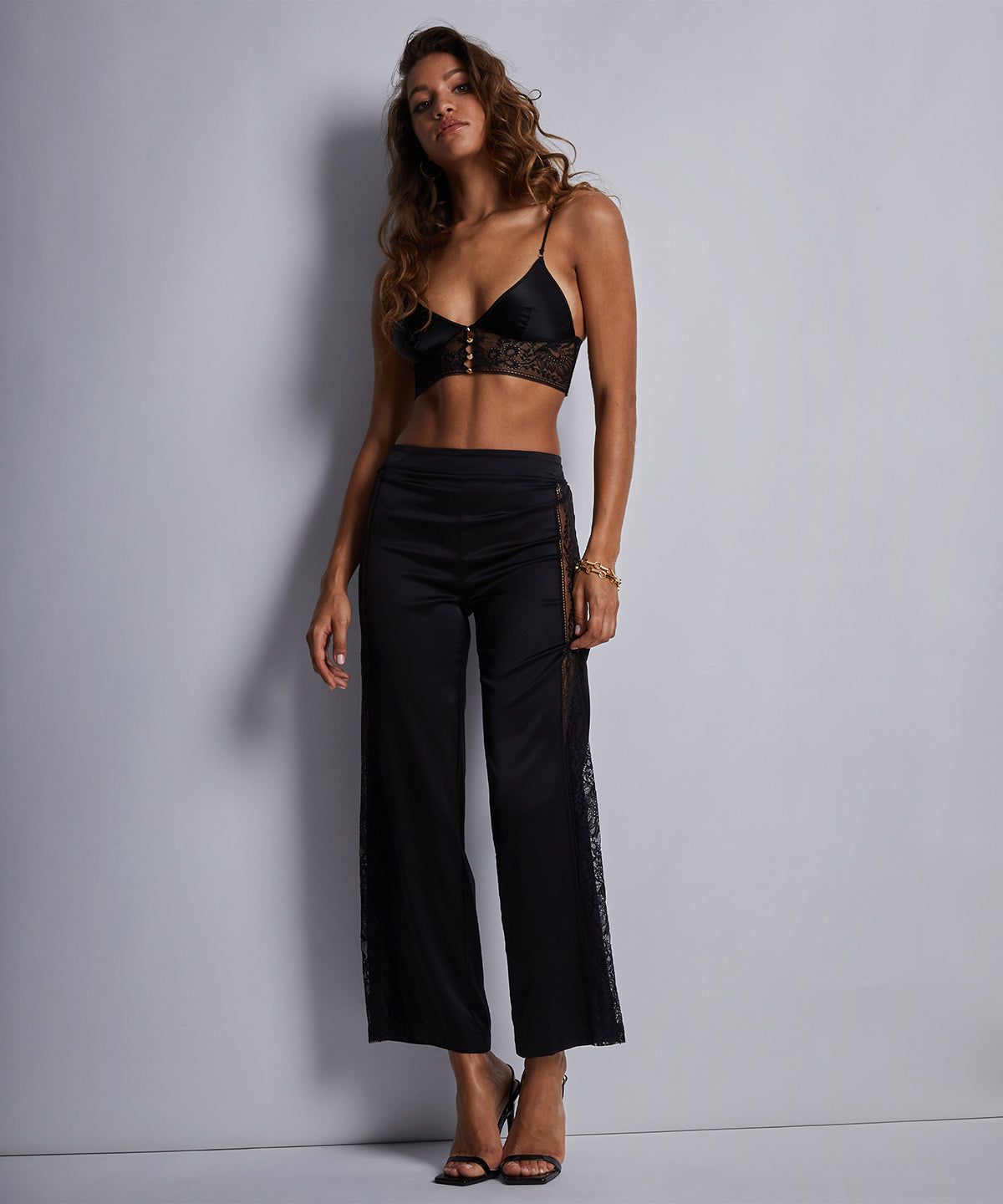 Midnight Whisper Soutien-gorge Triangle Noir