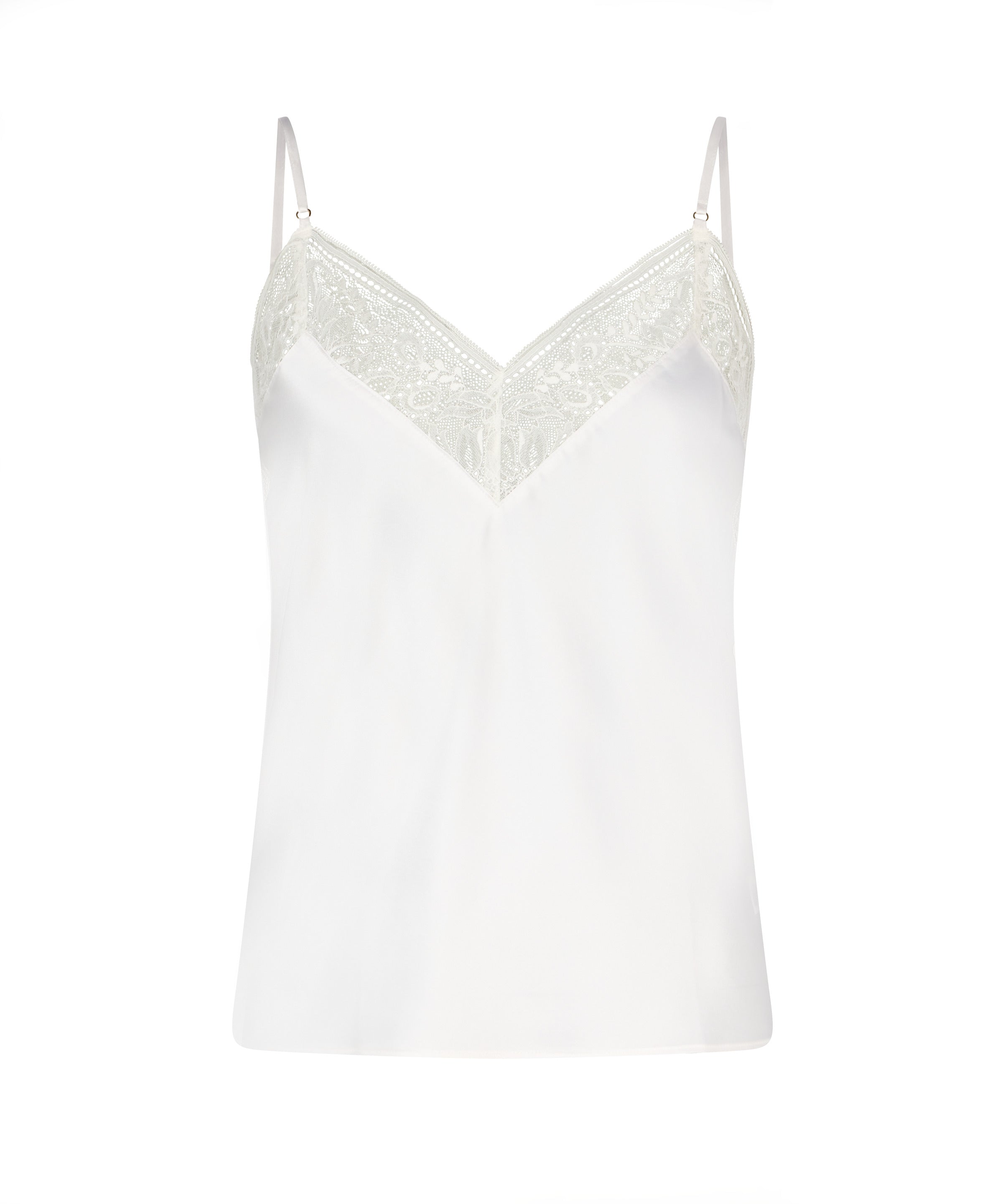 Midnight Whisper Top à fines bretelles Opale