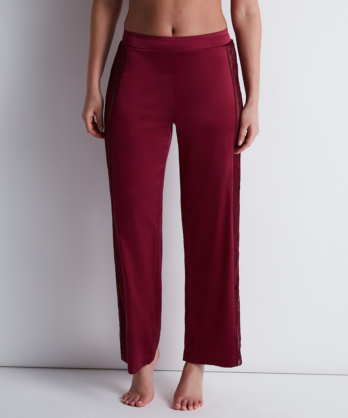 Midnight Whisper Pantalon Crimson Red